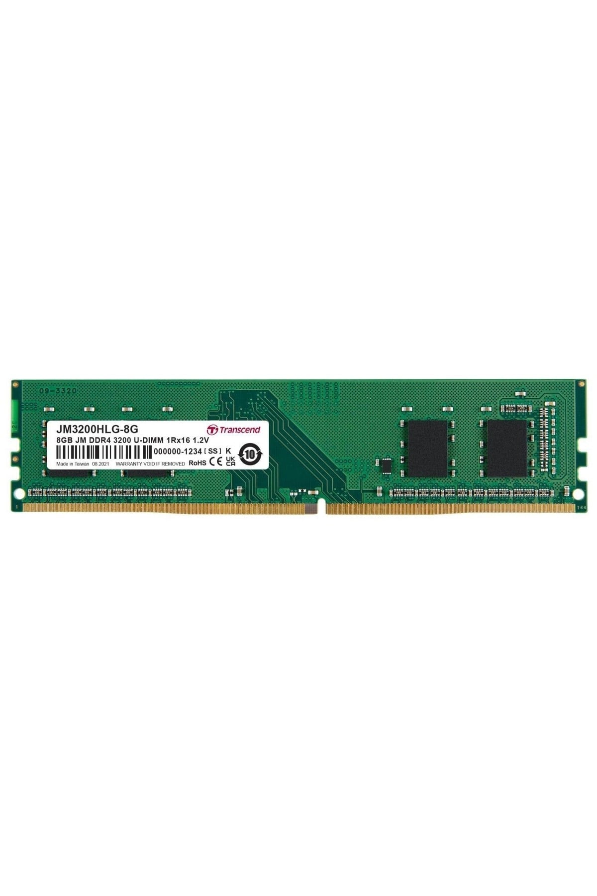 Jm3200hlg-8g 8gb Ddr4 3200mhz Cl22 1.2v Masaüstü Ram