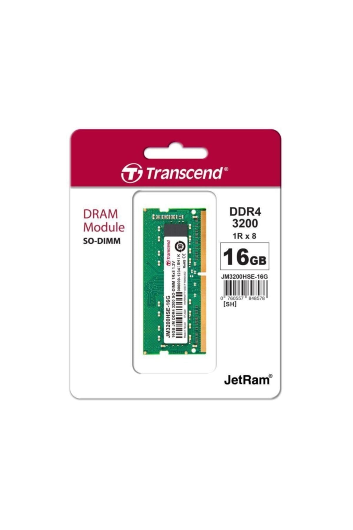 Jm3200hsb-16g 16gb Ddr4 3200mhz Cl22 1.2v Asus Uyumlu Notebook Ram