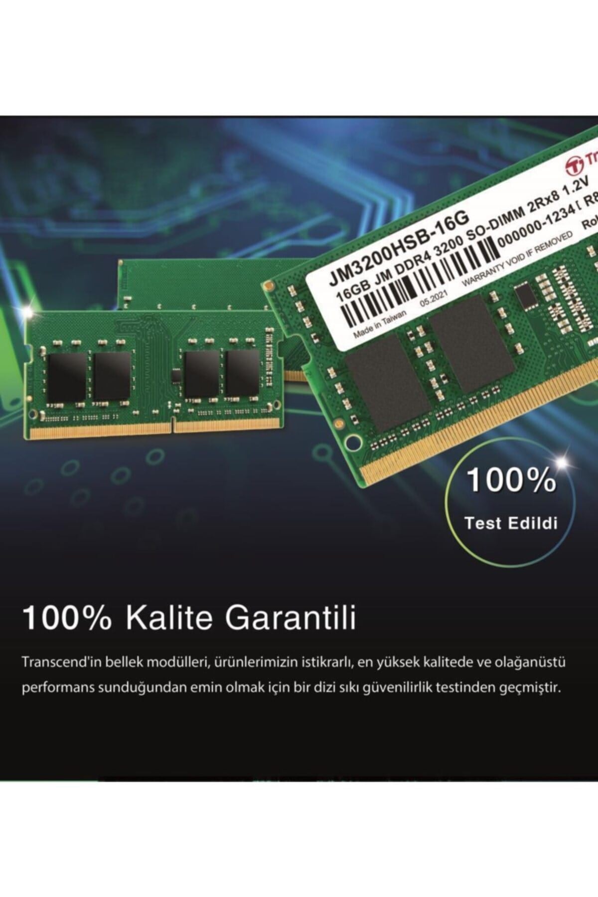 Jm3200hsb-16g 16gb Ddr4 3200mhz Cl22 1.2v Asus Uyumlu Notebook Ram