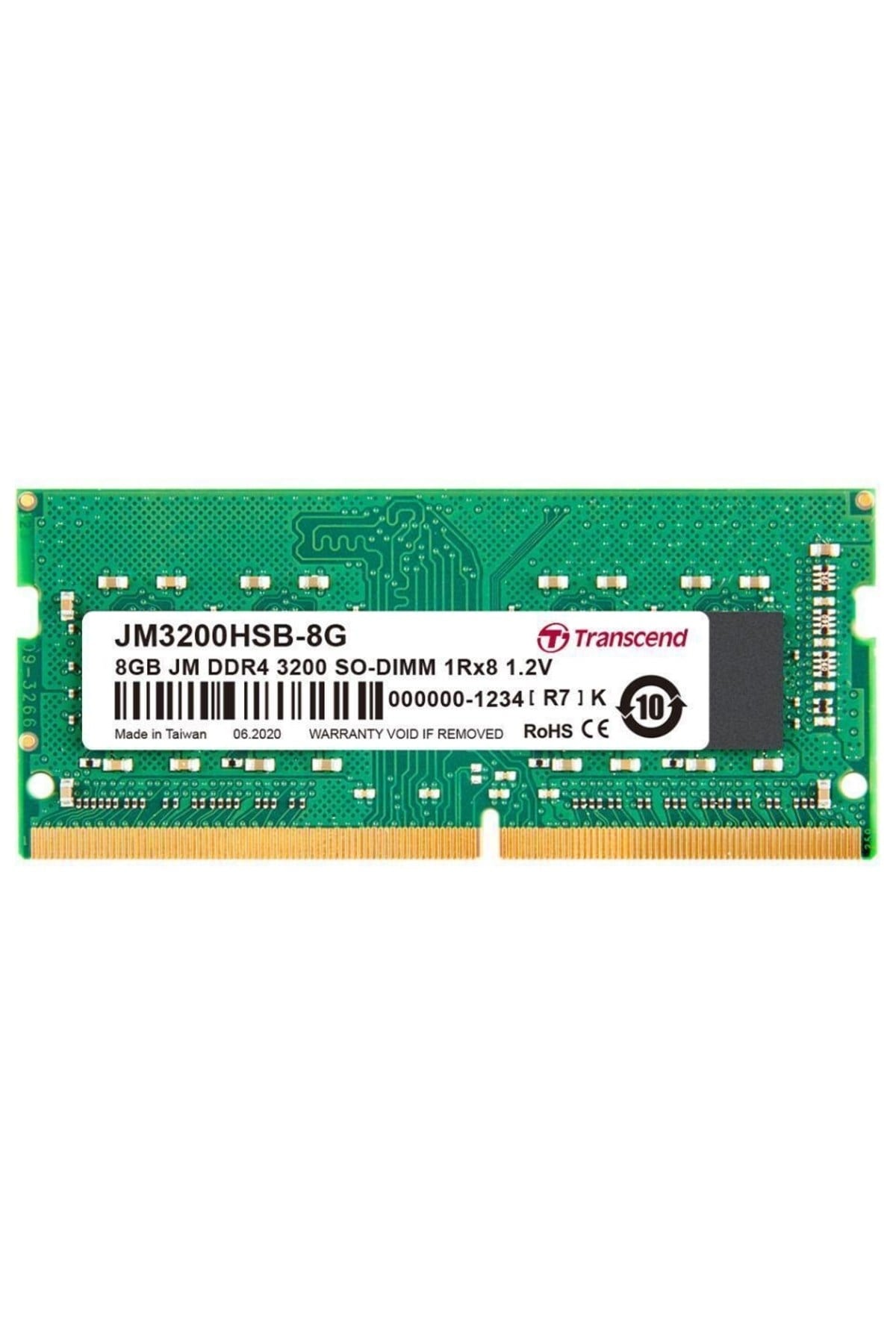 Jm3200hsb-8g 8gb Ddr4 3200mhz Cl22 1.2v Asus Uyumlu Notebook Ram