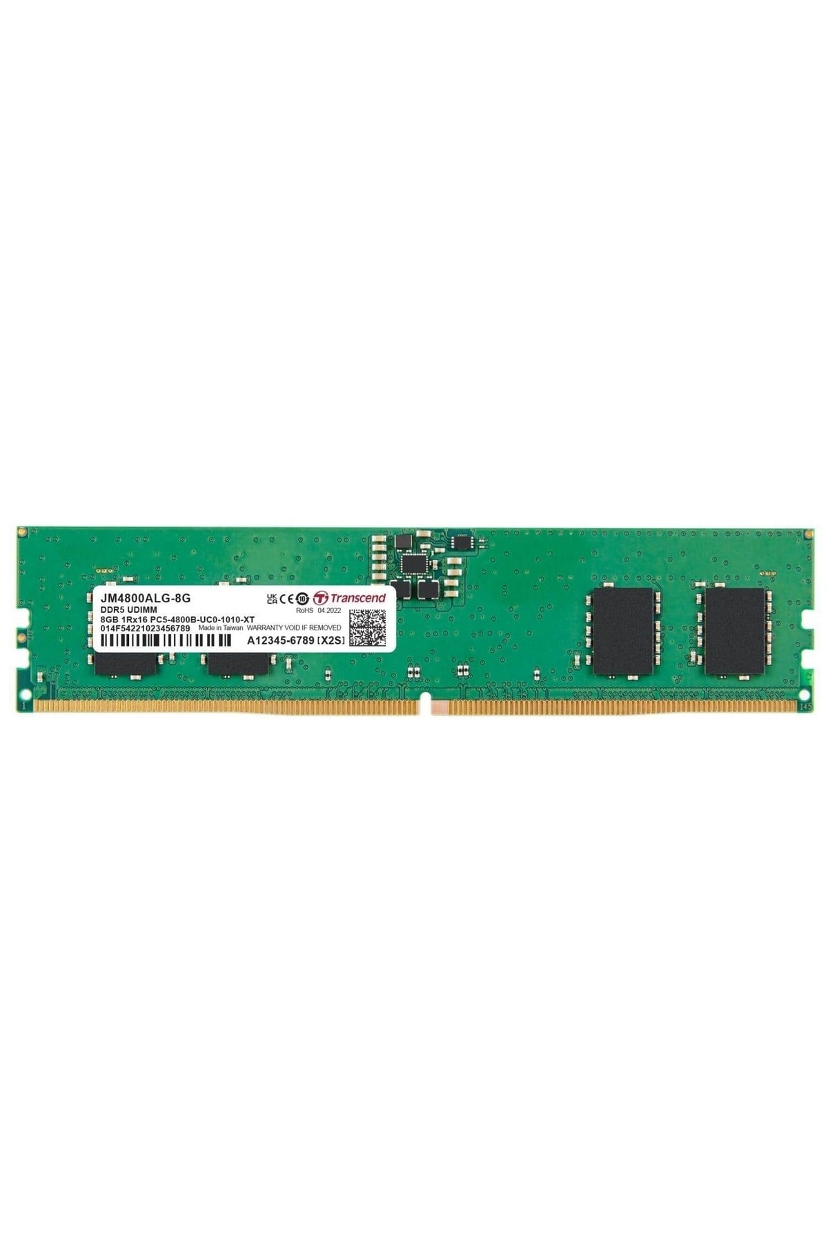 Jm4800alg-8g 8gb Ddr5 4800mhz Cl40 1.1v Masaüstü Ram