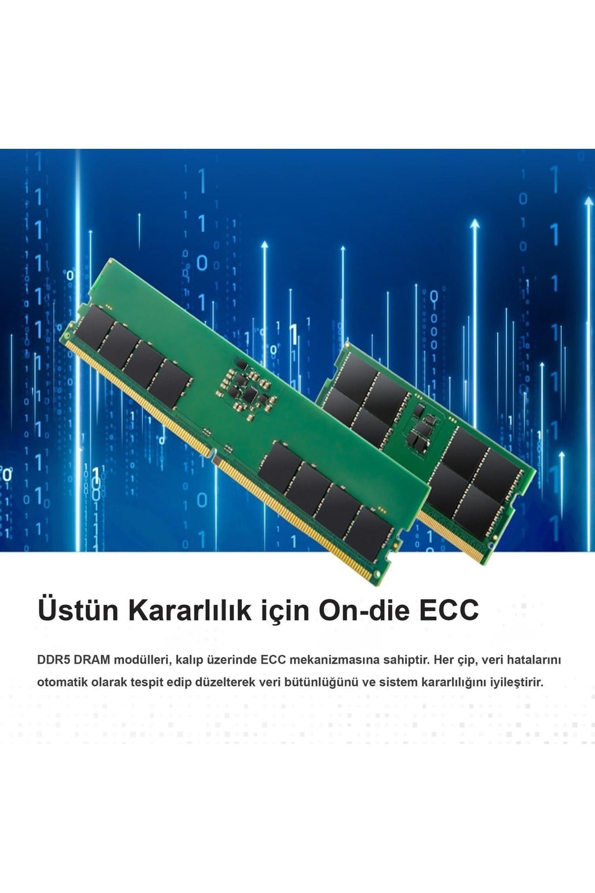 Jm4800alg-8g 8gb Ddr5 4800mhz Cl40 1.1v Masaüstü Ram