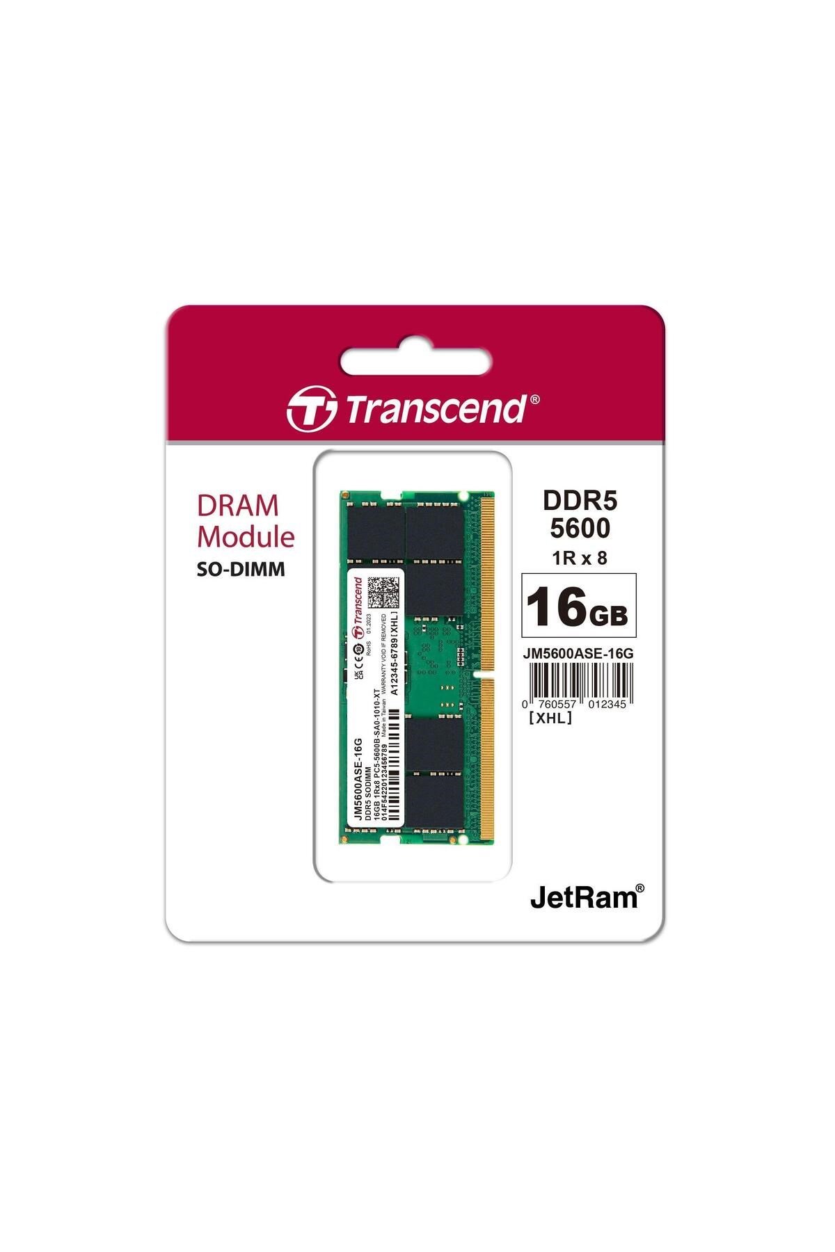 JM5600ASE-16G 16GB DDR5 5600Mhz CL46 1.1V Notebook Ram