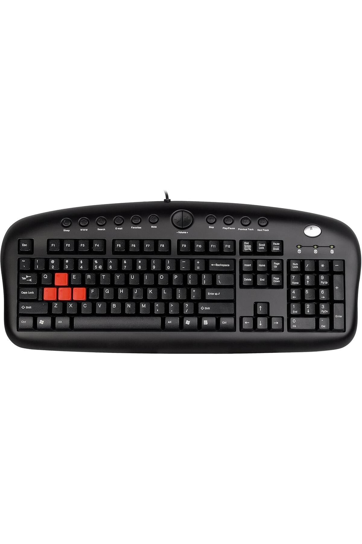 Kb-28G Siyah Usb Multımedya Gamer Klavye
