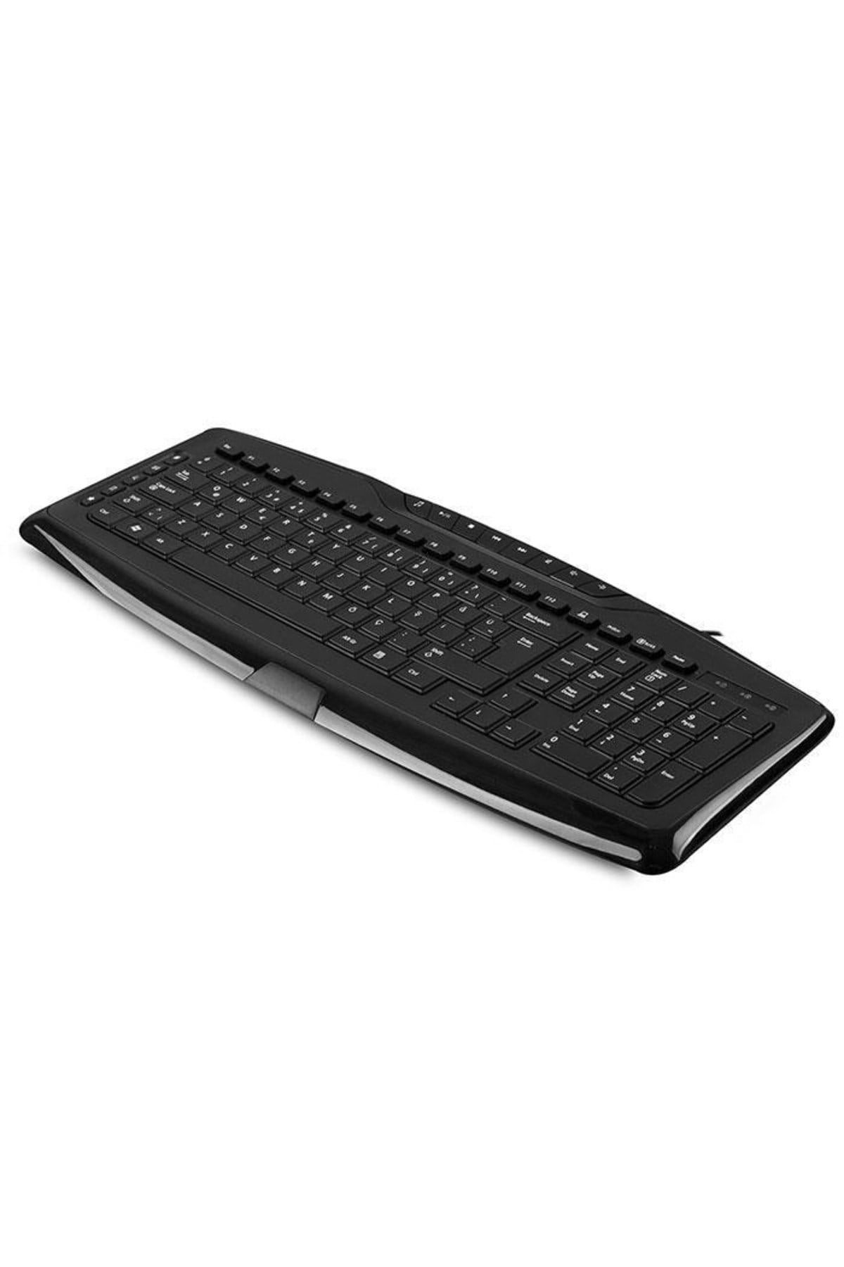 Kb-920 Q Türkçe Usb Multimedya Full Boy Q Ofis 14 Siyah Klavye