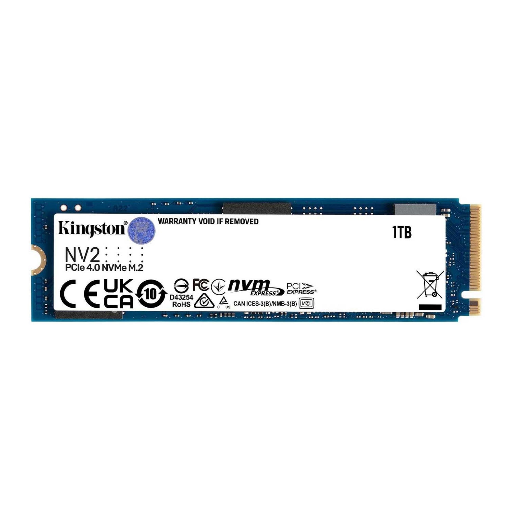 Kingston NV2 SNV2S/1000G 1TB PCIe 4.0 M.2 2280 NVMe SSD