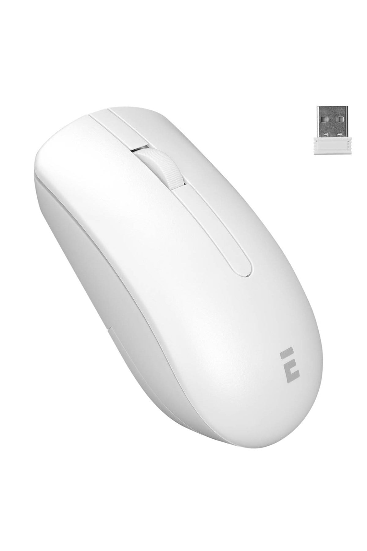 Km-7500 Beyaz Ultra Lüks Kablosuz Q Multimedia Klavye + Mouse Set