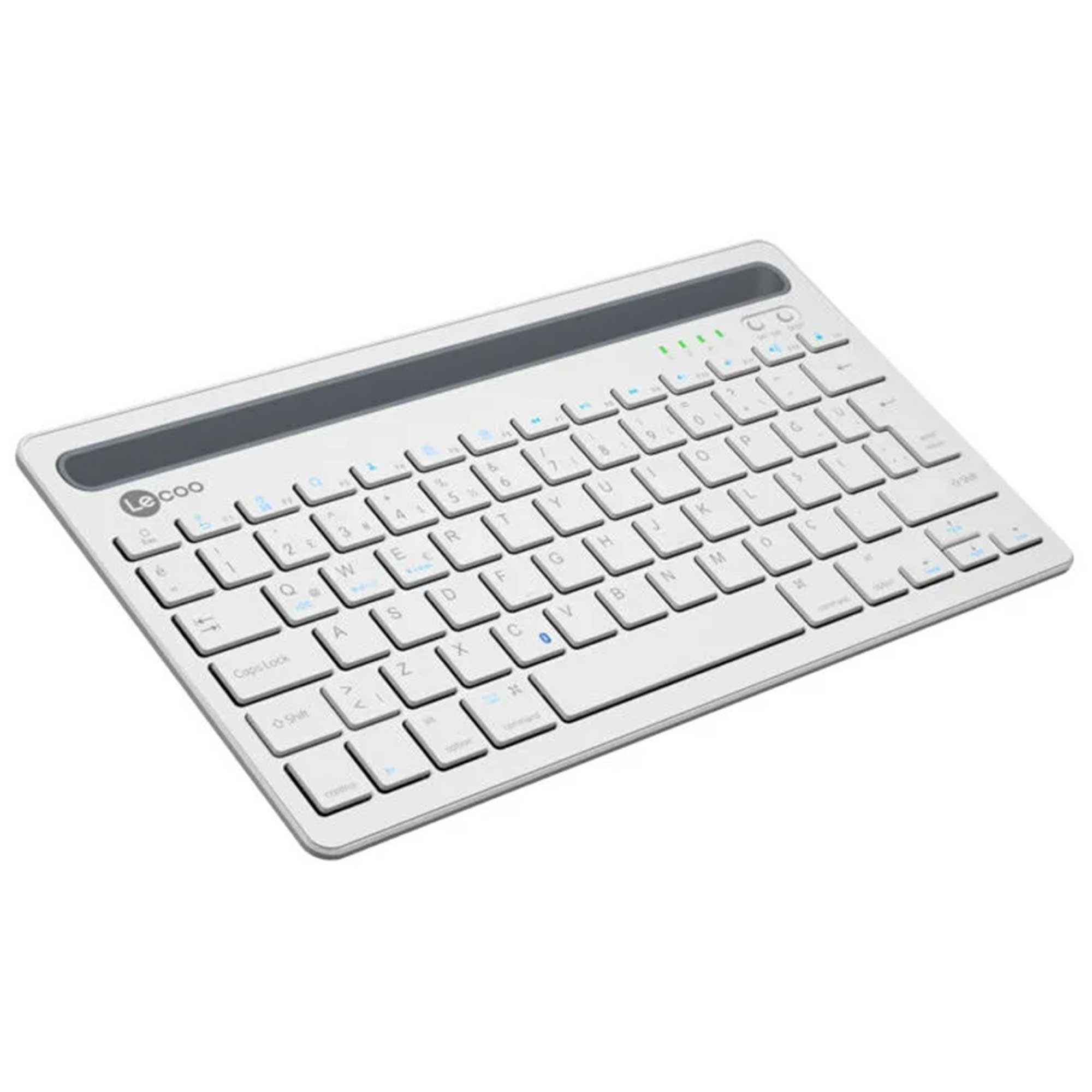 Lecoo BK100 Bluetooth V3.0 Şarj Edilebilir Beyaz Kablosuz Türkçe Q Klavye