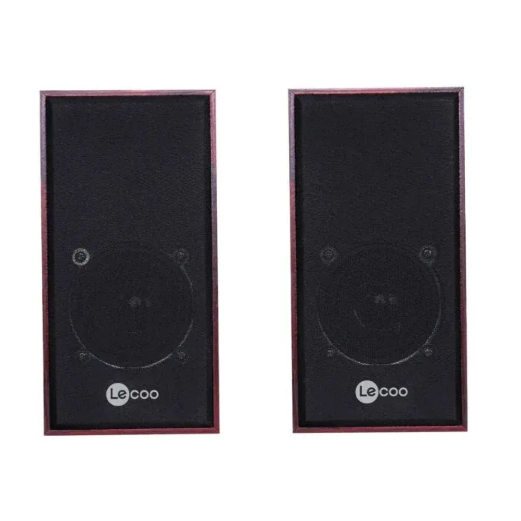 Lecoo DS105 Klasik Kırmızı Ahşap Hoparlör