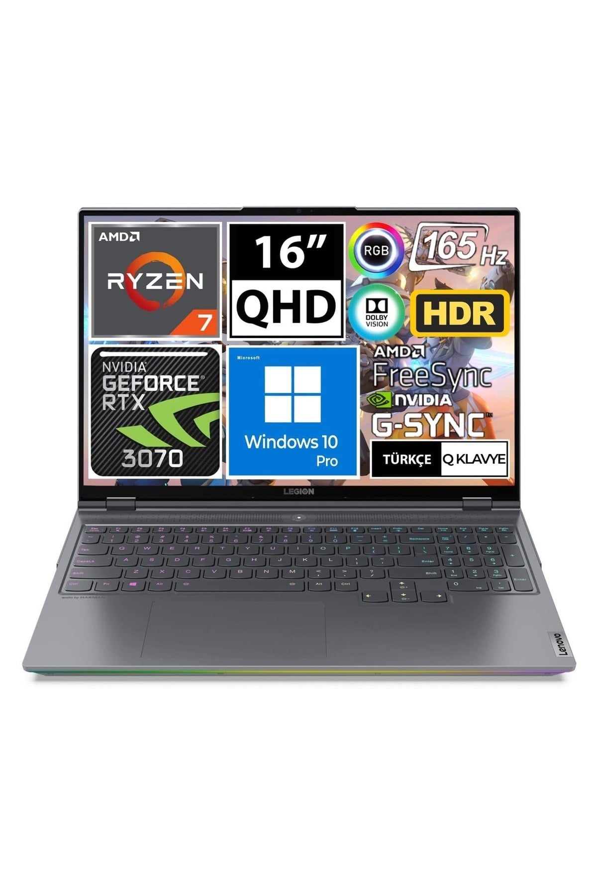 Legion 7 82n653k5b1a6 Ryzen7 5800h 64gb 1tbssd Rtx3070 16