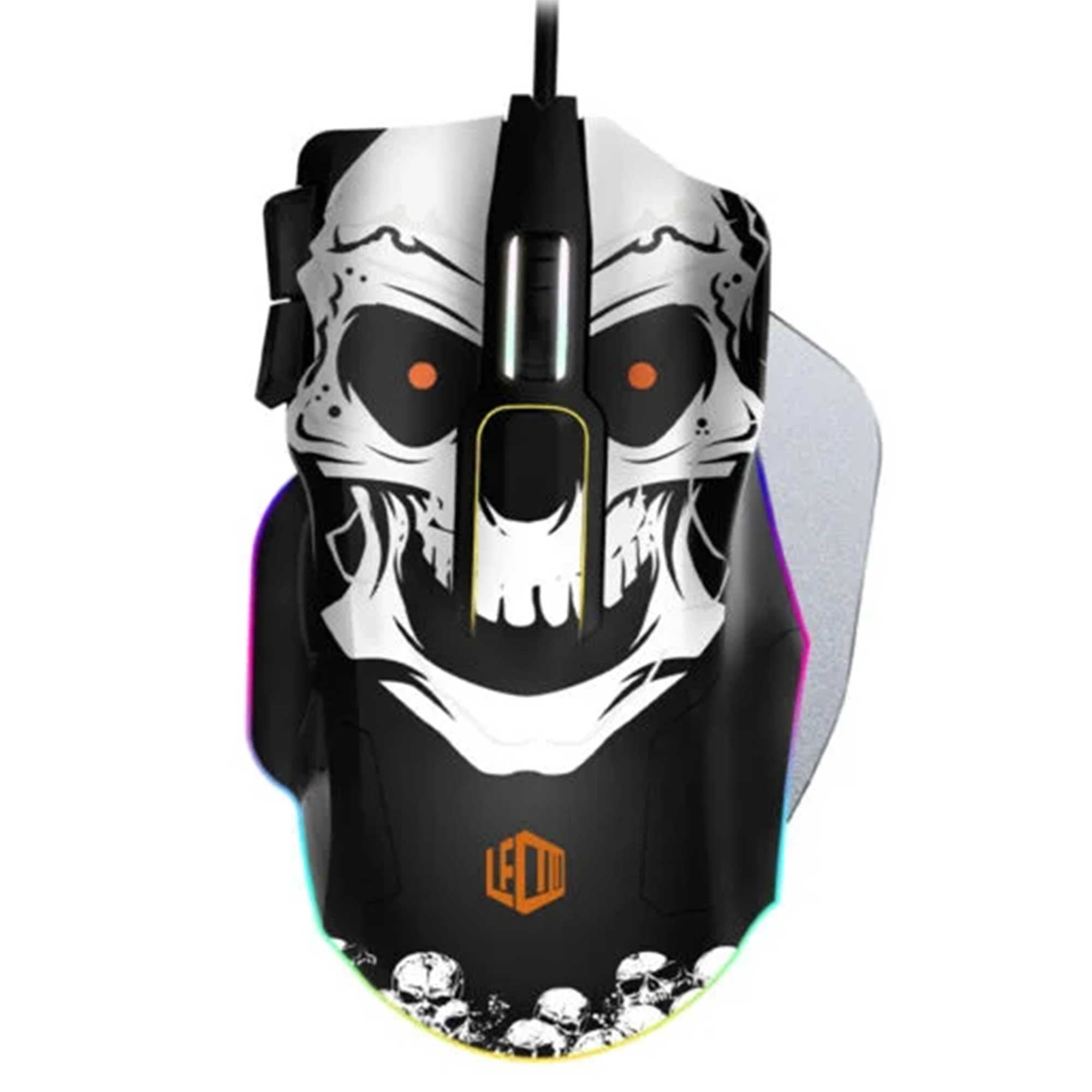 Lenovo Lecoo MG1102 RGB Makrolu Ergonomik Optik Kablolu Oyuncu Mouse