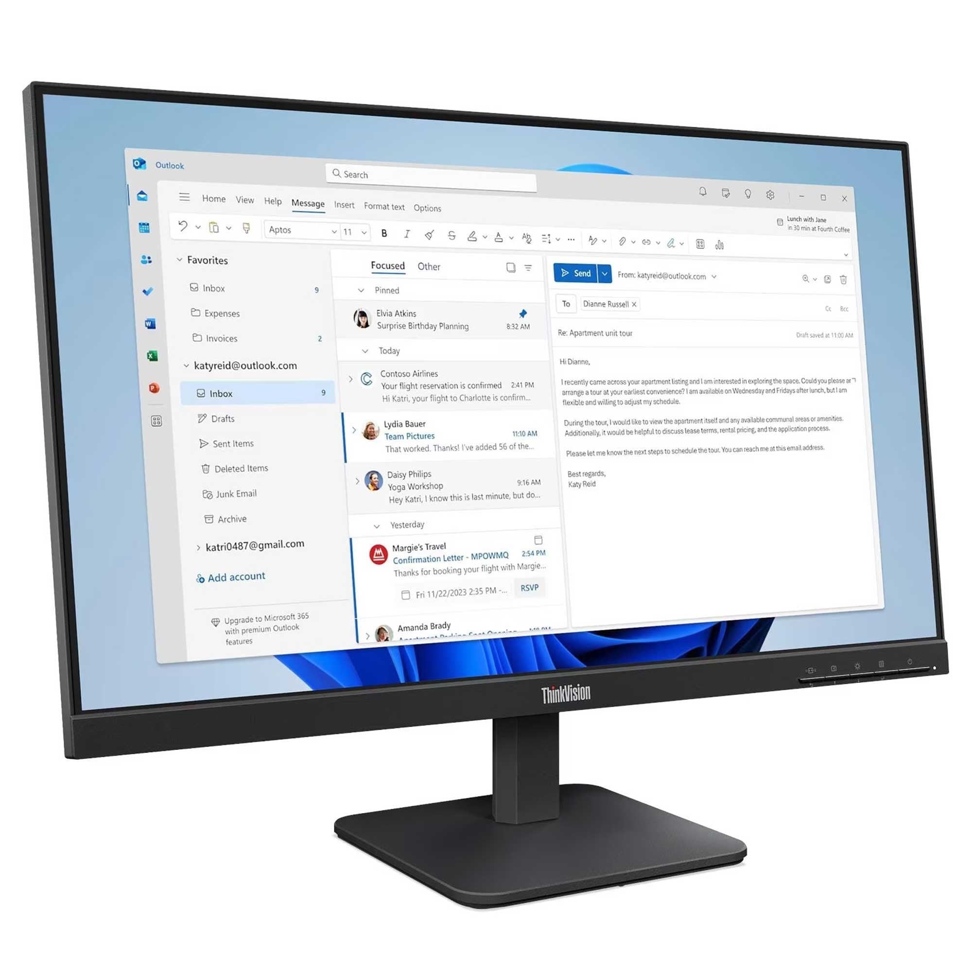 Lenovo S24-4e 64b5kat1tk 23.8'' 100hz 4ms FullHD Monitör