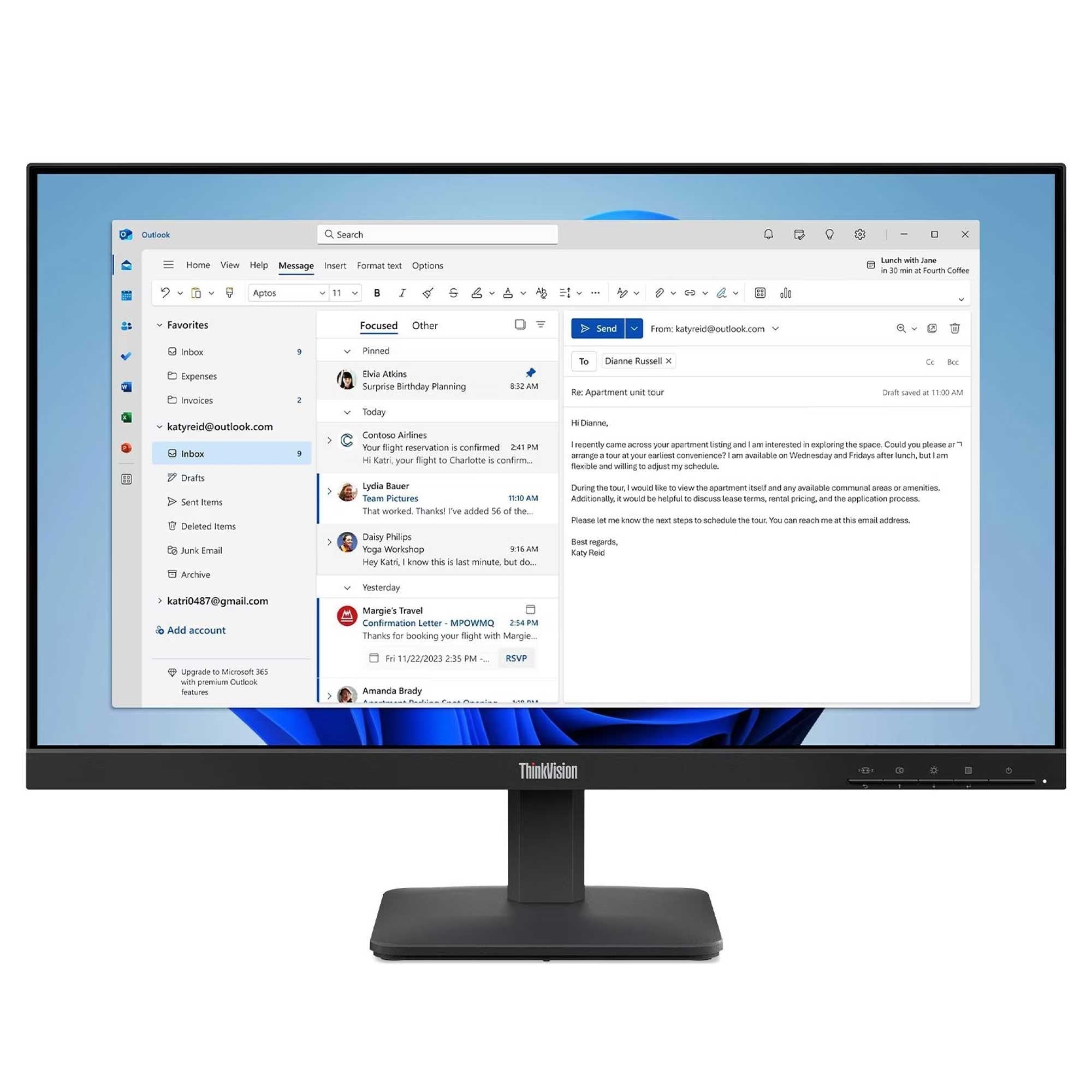 Lenovo S24-4e 64b5kat1tk 23.8'' 100hz 4ms FullHD Monitör