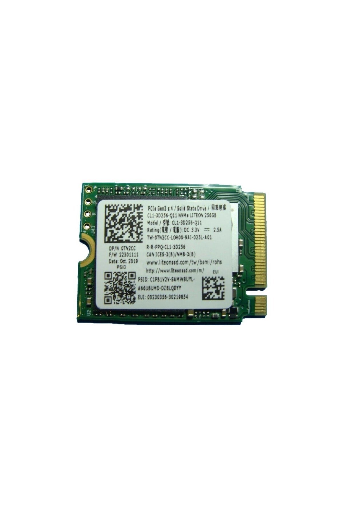 Lite-on Cl1-3d256-q11 256gb M.2 Nvme Ssd