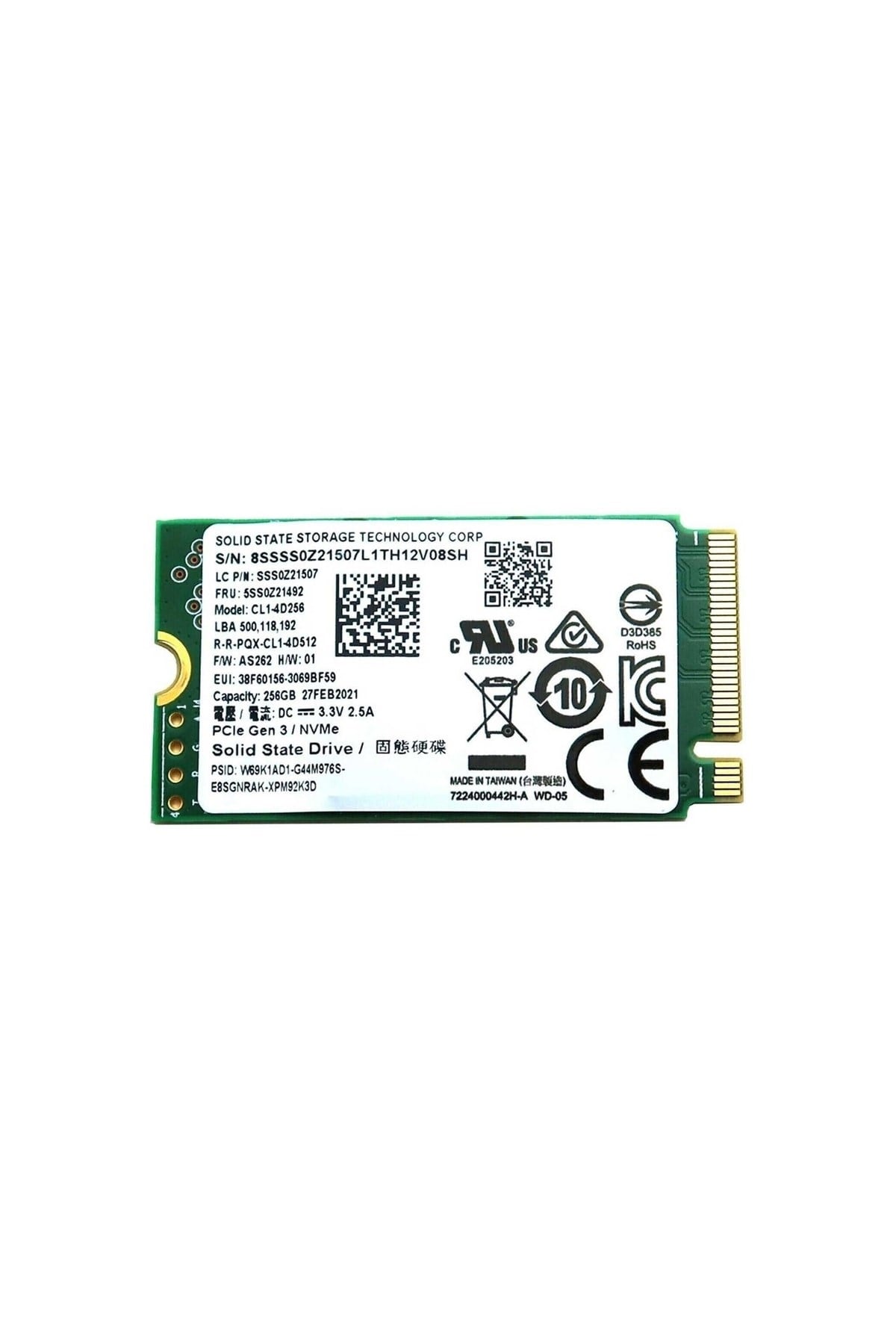 Lite-on Cl1-4d256 256gb 22x42 M.2 Nvme Ssd