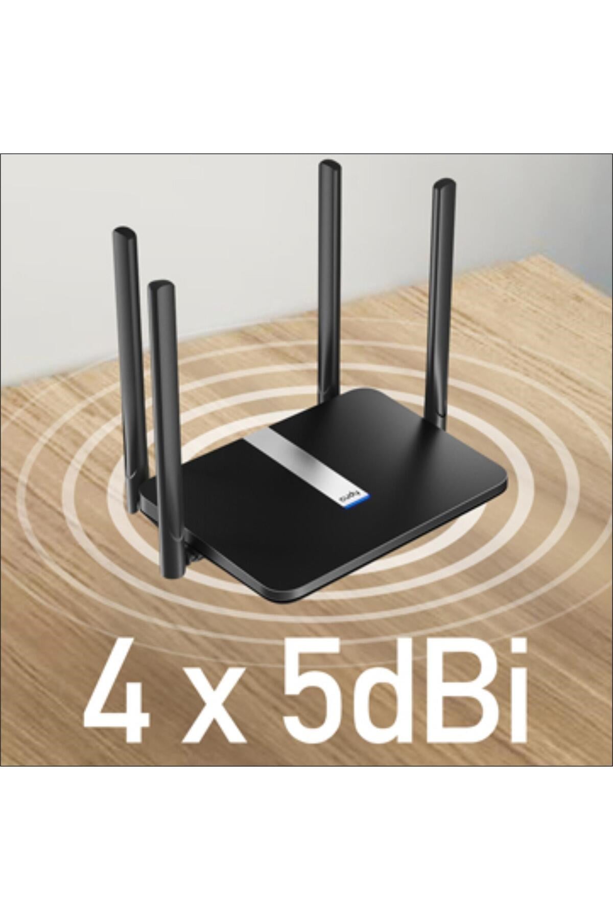 LT500 2,4GHz 300Mbps, 5GHz 867Mbps, 4 Port Wi-Fi Mesh 4G LTE DDNS Router (AC1200 Serisi)