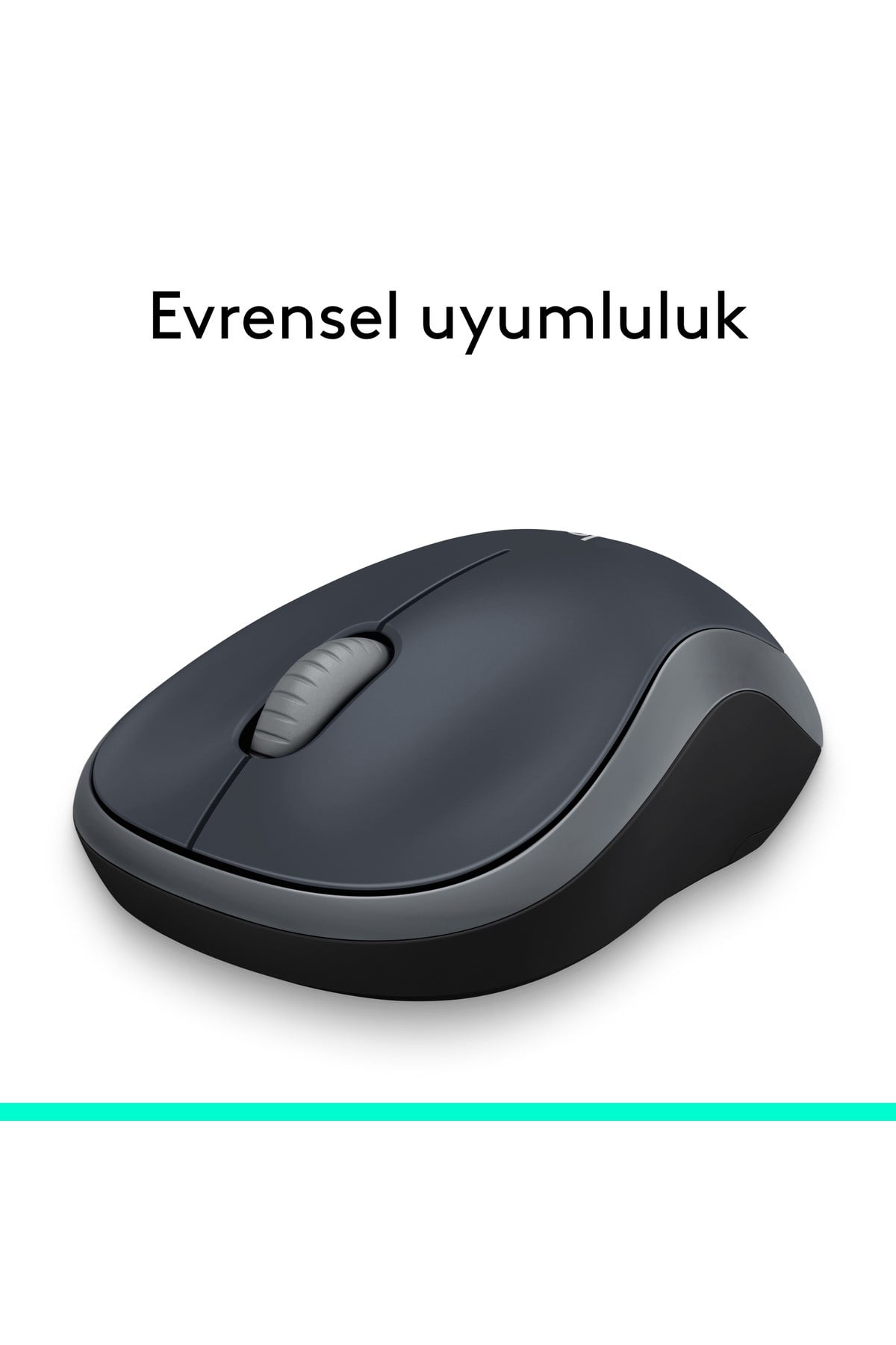 M185 USB Alıcılı Kompakt Kablosuz Mouse, Gri 910-002235