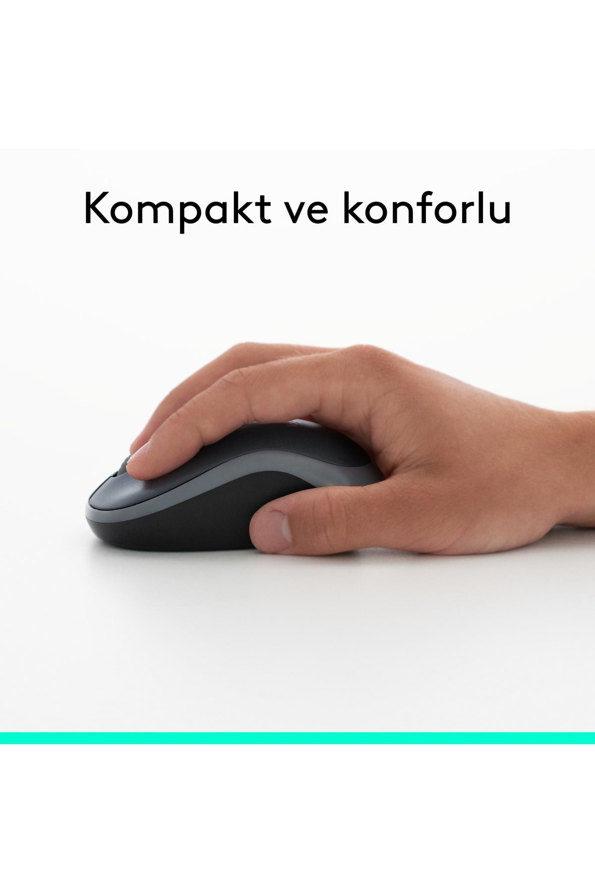 M185 USB Alıcılı Kompakt Kablosuz Mouse, Gri 910-002235