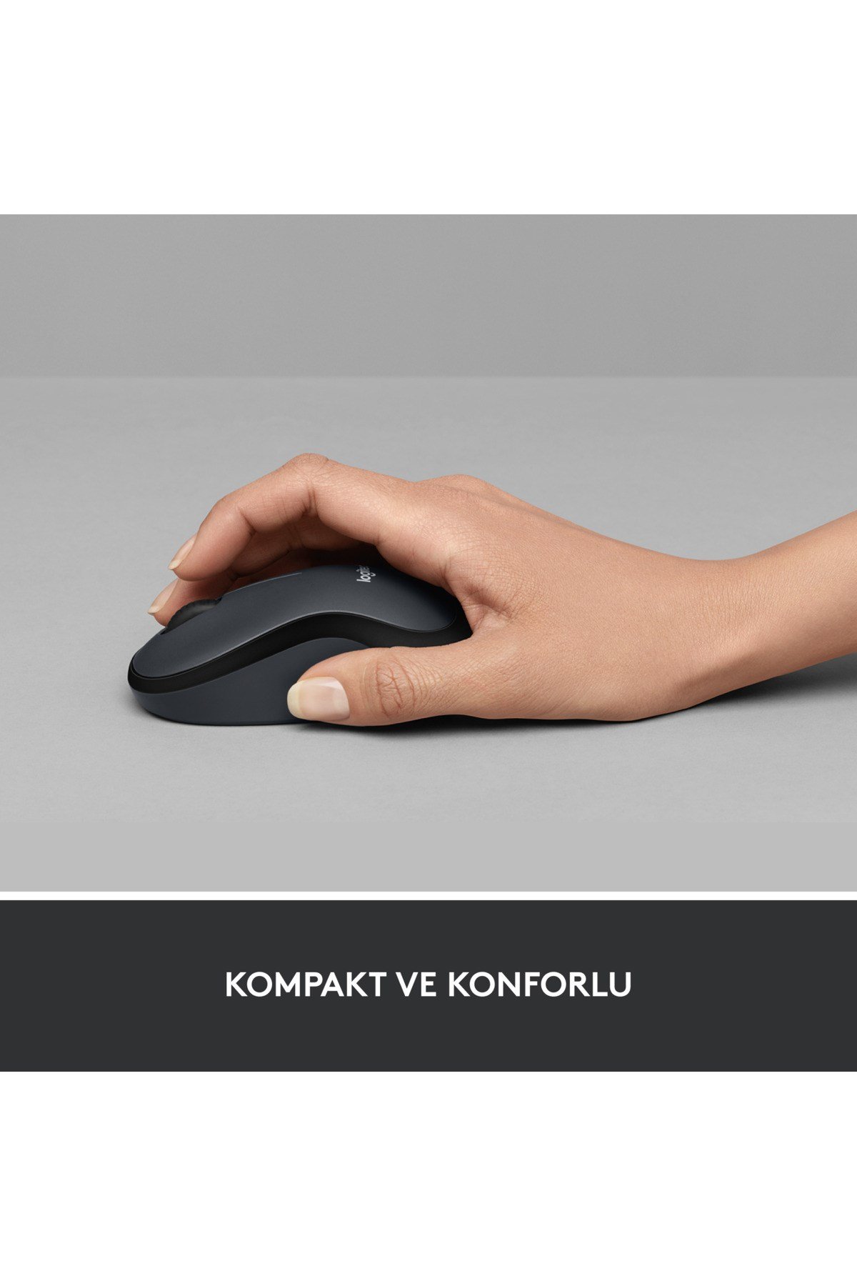 M221 Sessiz Kompakt Kablosuz Mouse, Siyah 910-006510