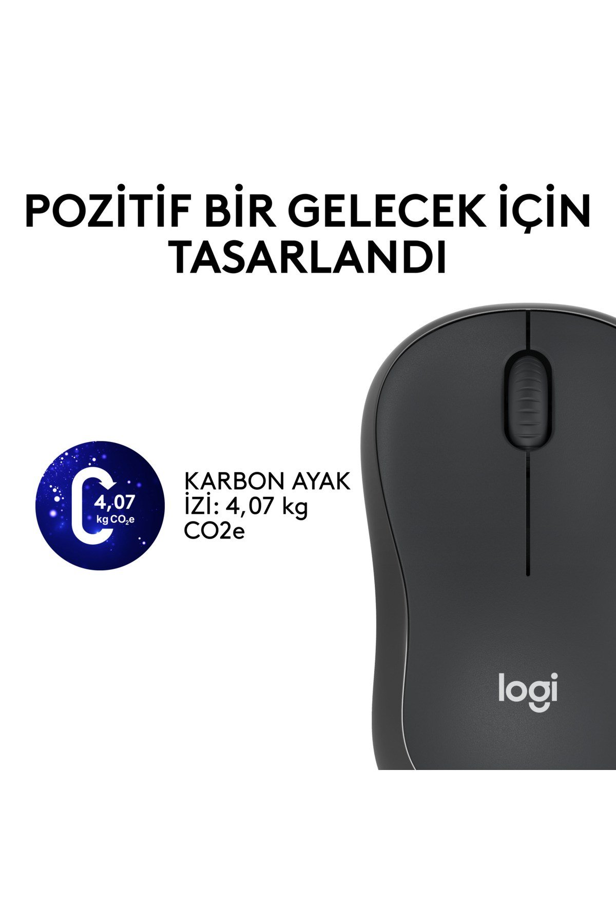 M221 Sessiz Kompakt Kablosuz Mouse, Siyah 910-006510