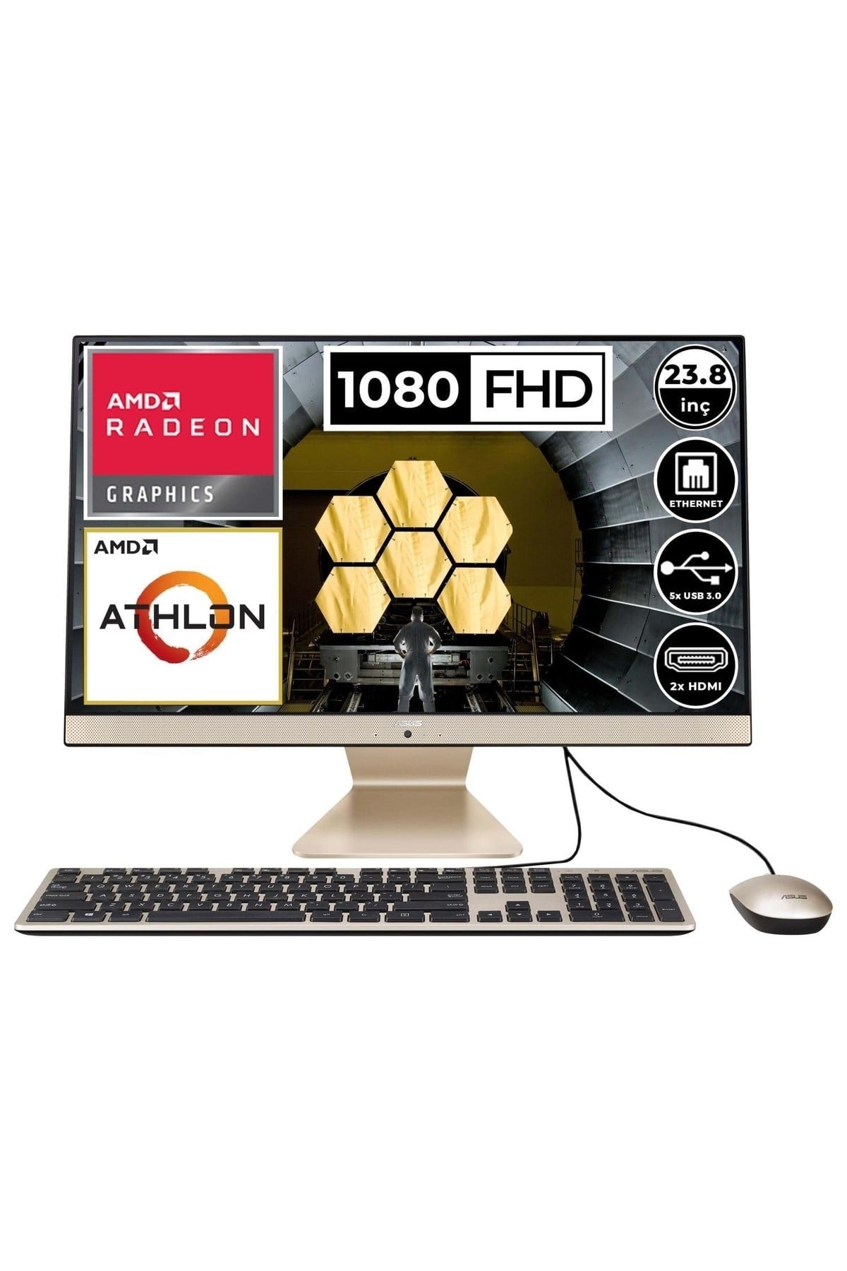 M241dak-ba124m01 Athlon 3050u 8gb 512ssd 23.8