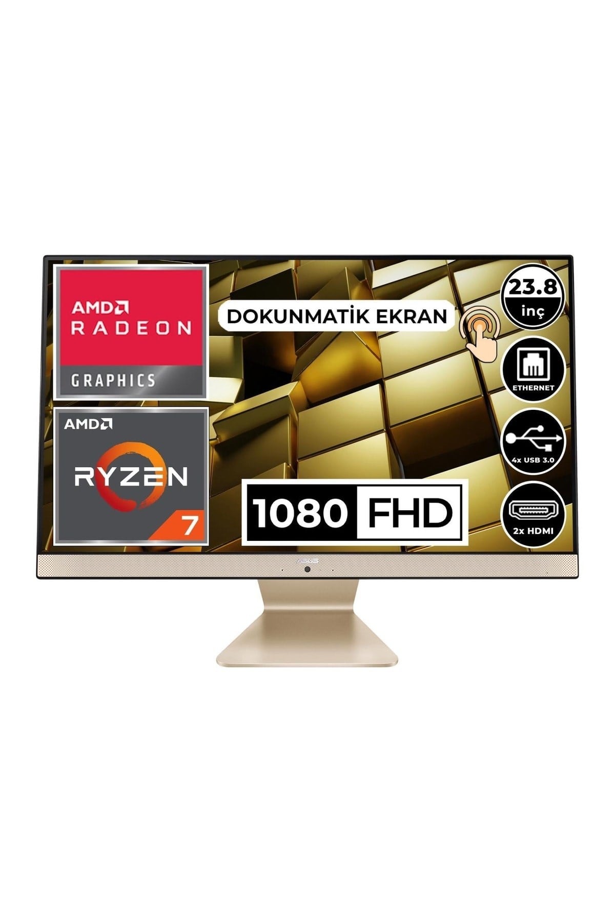 M3400 M3400wuat-ba002m04 Ryzen7 5700u 32gb 512ssd 23.8