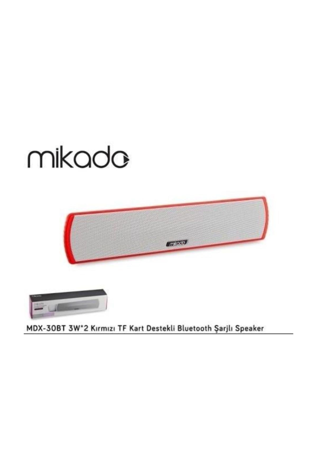 Mdx-30bt Şarjlı Speaker Kırmızı 3w 2tf Kart Destekli Bluetooth