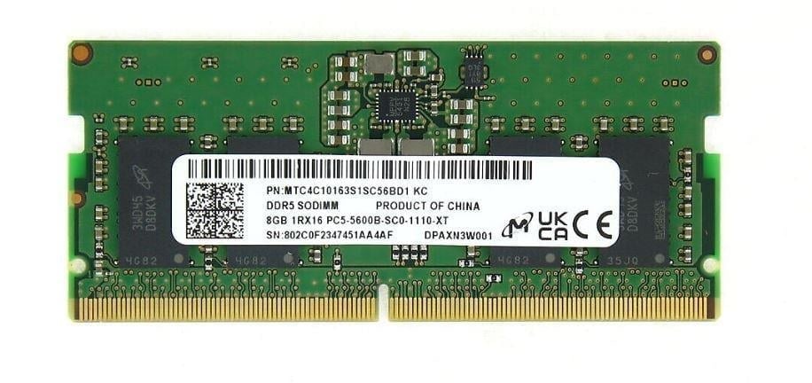 MICRON MTC4C10163SC56BD1 8GB DDR5 5600MHz Notebook Bellek Bulk