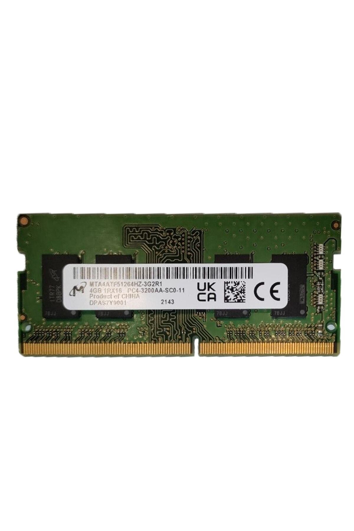 Mikron Mta4atf51264hz-3g2r1 4gb 3200mhz Ddr4 Notebook Bellek