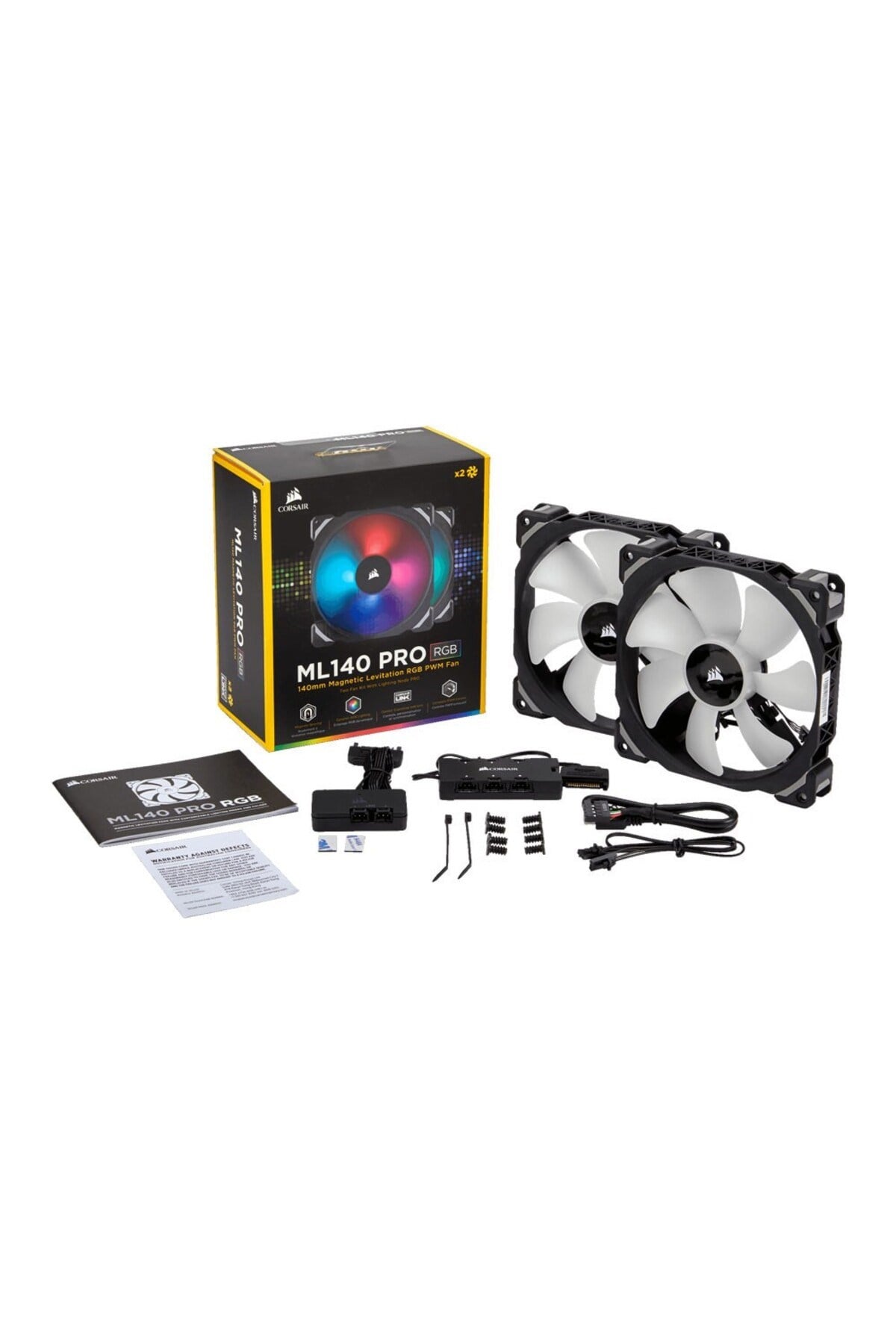 Ml140 Pro 2 X 140mm Rgb Manyetik Levitasyon Fan- Node Core Kontrolcü