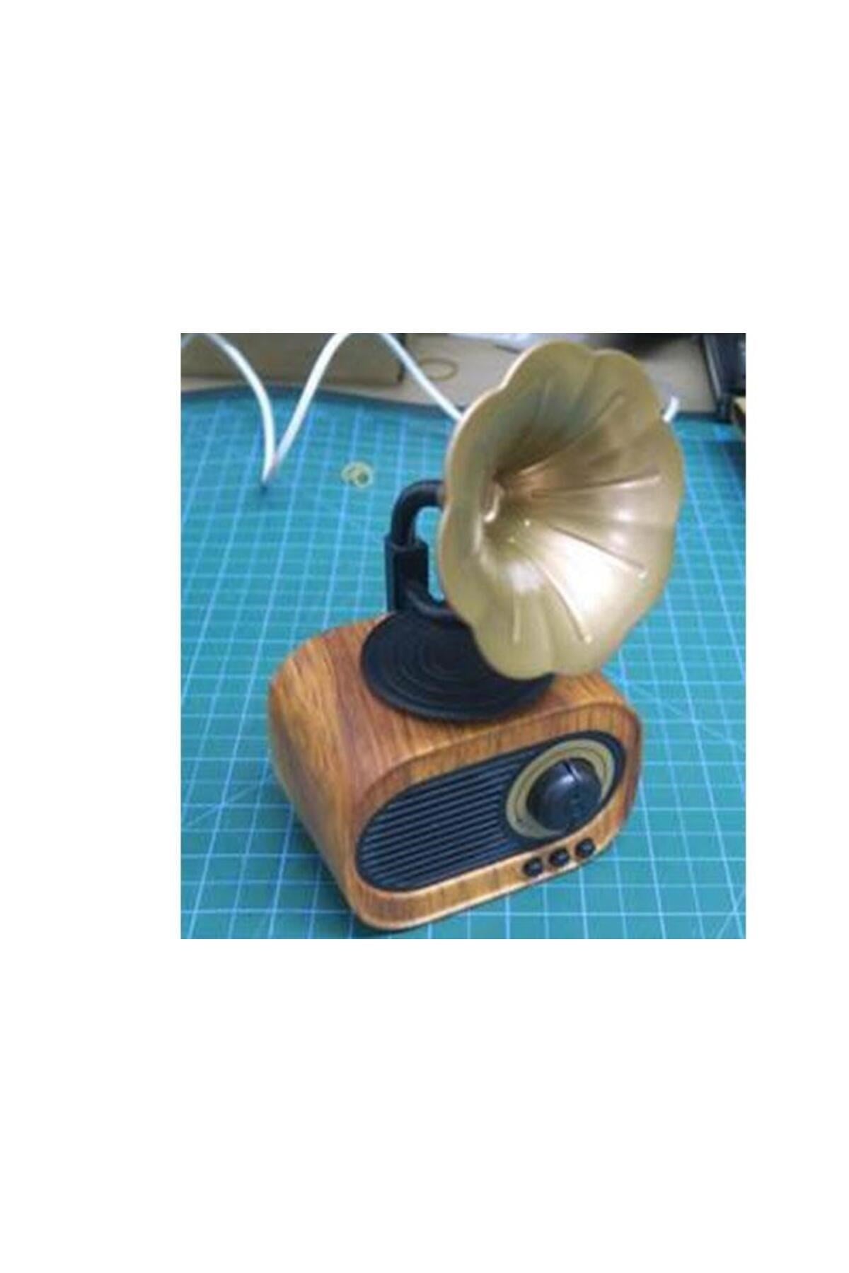 MN-S19 Ahşap Usb+Aux+Tf Kart+Bluetooth Destekli Speaker