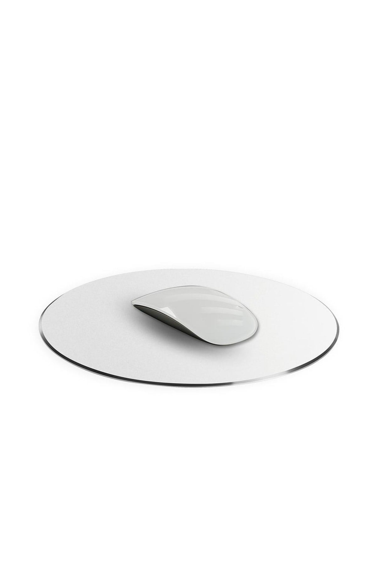 Mp02cp Kaydırmaz Tabanlı,antibakteriyel Hassas Tepki Yüzeyli,dairesel Alüminyum Mouse Pad