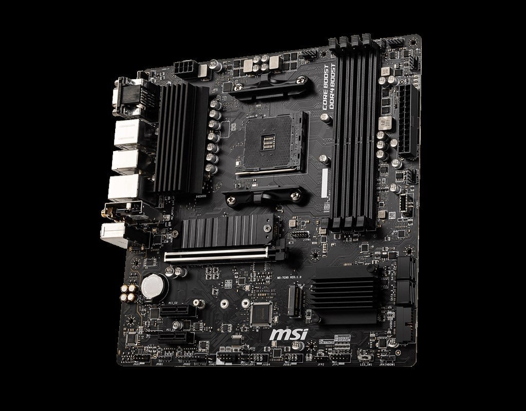 Msi B550m Pro-vdh Wifi Ddr4 4400mhz 1xvga 1xhdmi 1xdp 2xm.2 Usb 3.2 Matx Am4 (amd 5000 Ve 3000 Serisi Islemci Uyumlu)