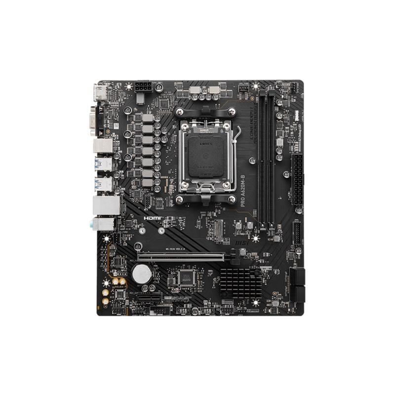 Msi Pro A620m-b Ddr5 6800mt/s 1xvga 1xhdmi 1xm.2 Usb3.2 Matx Am5 (amd Am5 9000/8000/7000 Serileri Ile Uyumlu)