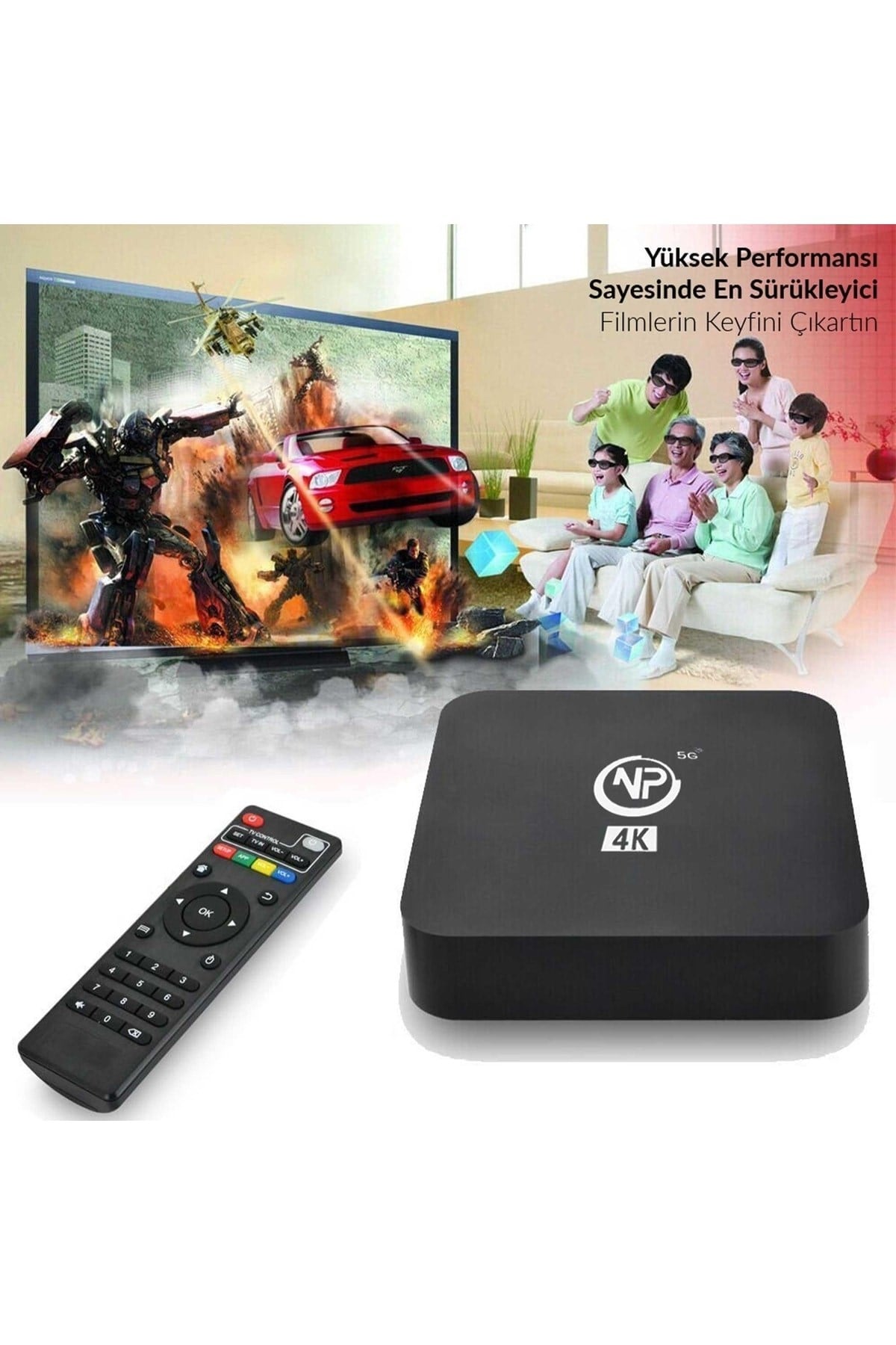 Mxqpro 2gb Ram 16gb Dahili Hafıza 4k Ultra Hd Android Tv Box