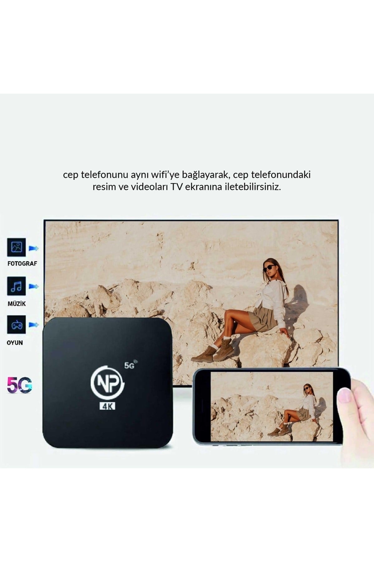 Mxqpro 2gb Ram 16gb Dahili Hafıza 4k Ultra Hd Android Tv Box