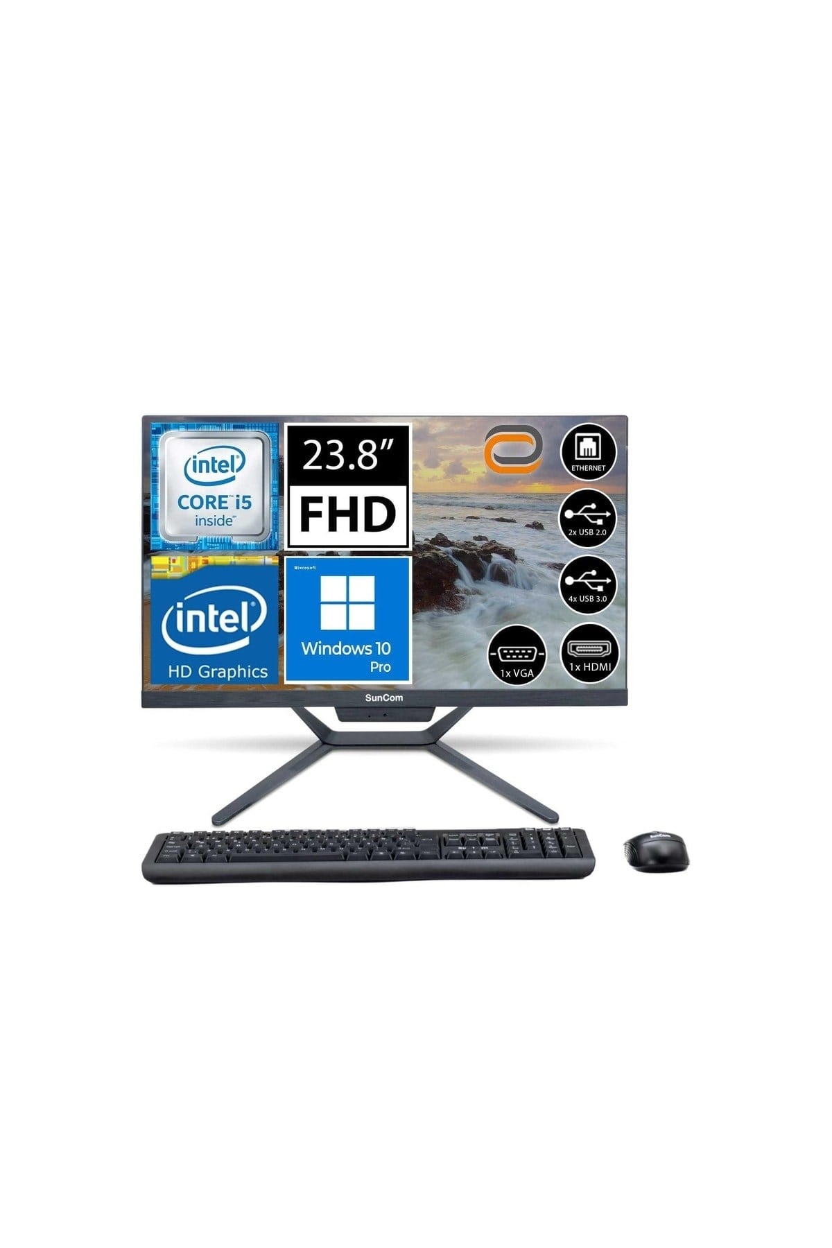 Nemesis Sca-54585m23a5 I5-4570 16gb 512ssd 23.8
