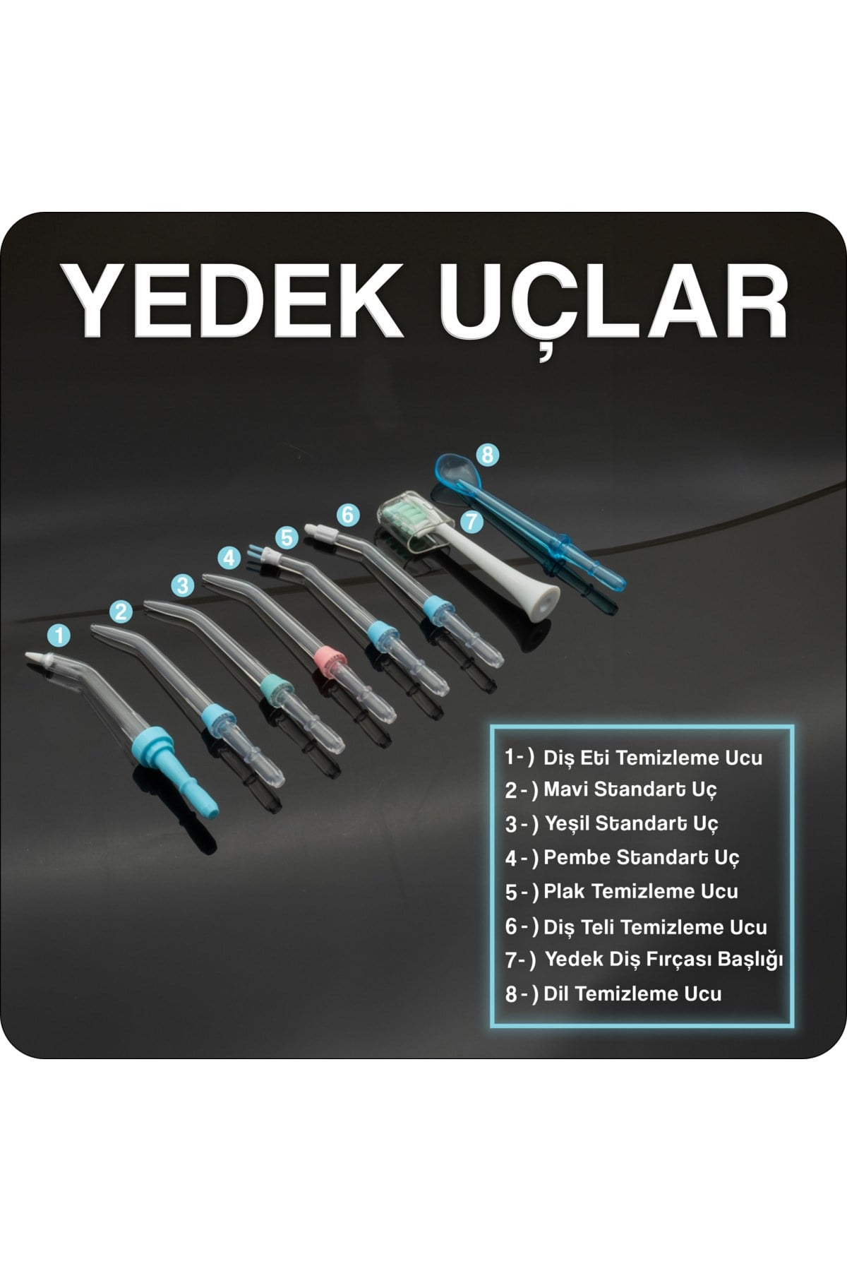 Nicefeel FC163 Uyumlu Standart 8'li Yedek Uç