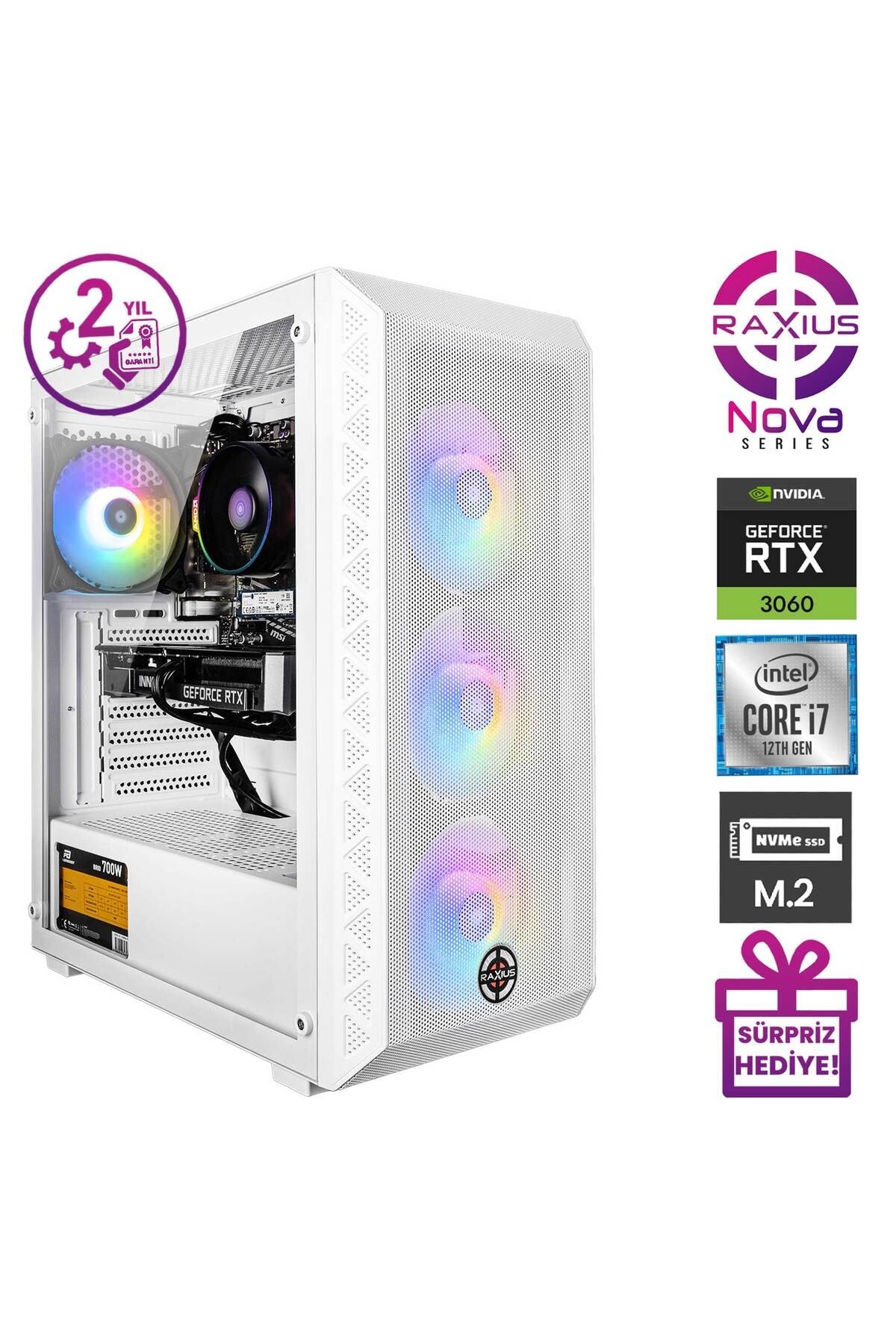 Nova G2 I7 3060-27f03 I7-12700f 16gb 2tbssd Rtx3060 Freedos Gaming Masaüstü Bilgisayar
