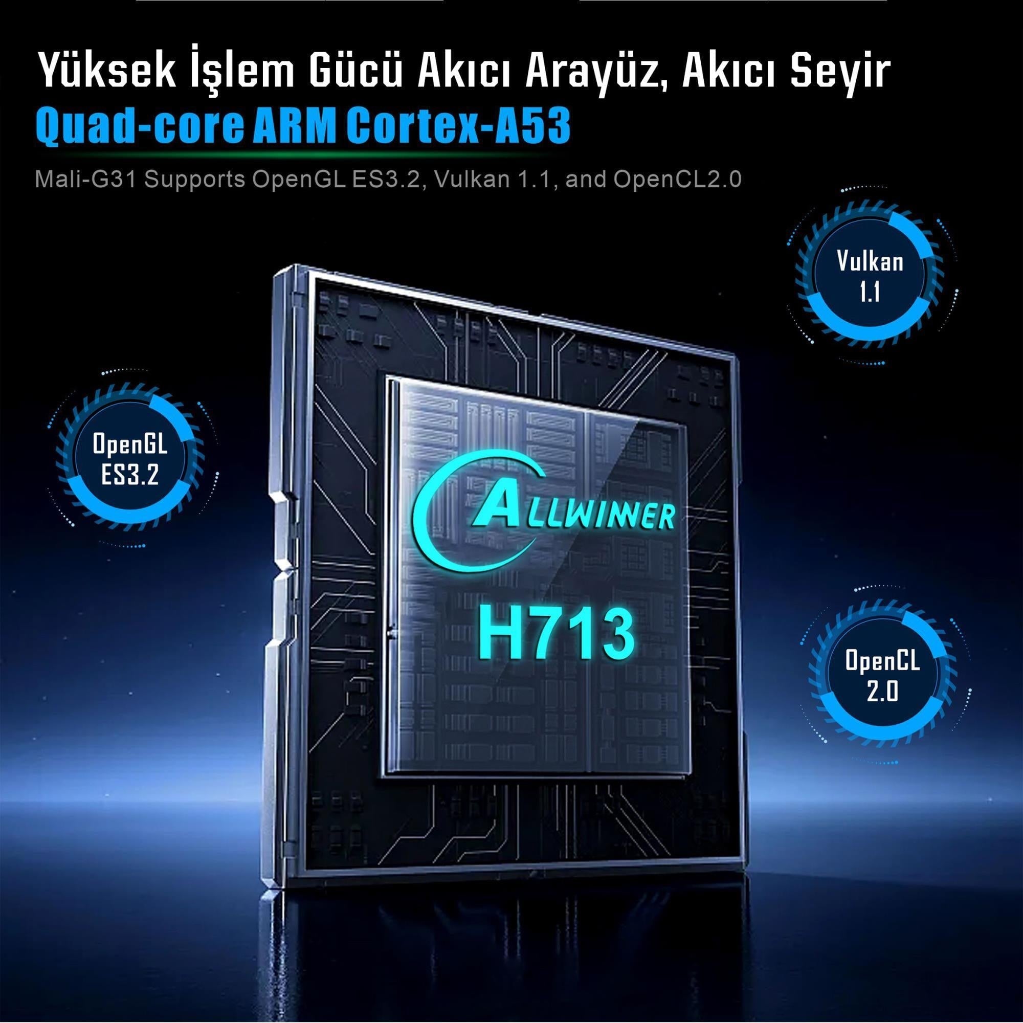 NPO 4K Android11 BT5.0 Wifi 6 300ANSI Lümen IOS/Android Taşınabilir Akıllı LED Projeksiyon HY320