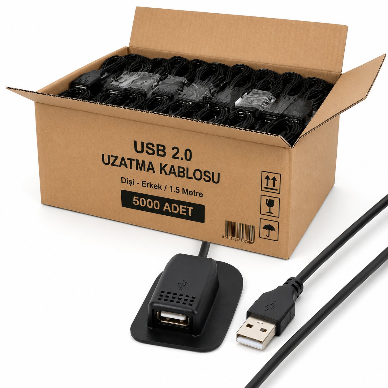 NPO CKA5000 Sırt Çantası Valiz Organizer USB Erkek/Dişi Çanta Şarj Kablosu ve Soketi 5000 adet (beş bin adet)