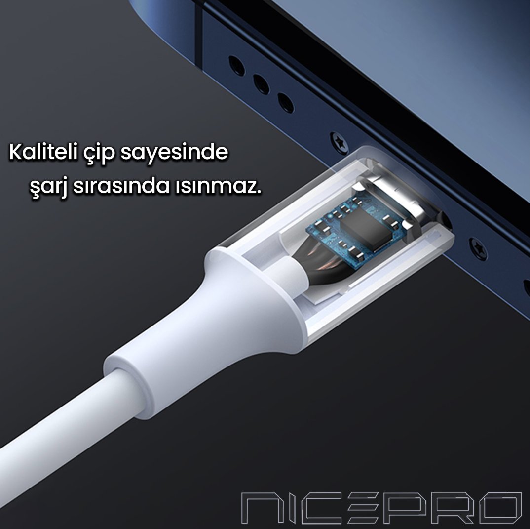 NPO CTC12 60W 1.2m TPE Type-C to Type-C Hızlı Şarj ve Data Kablosu 3 Adet