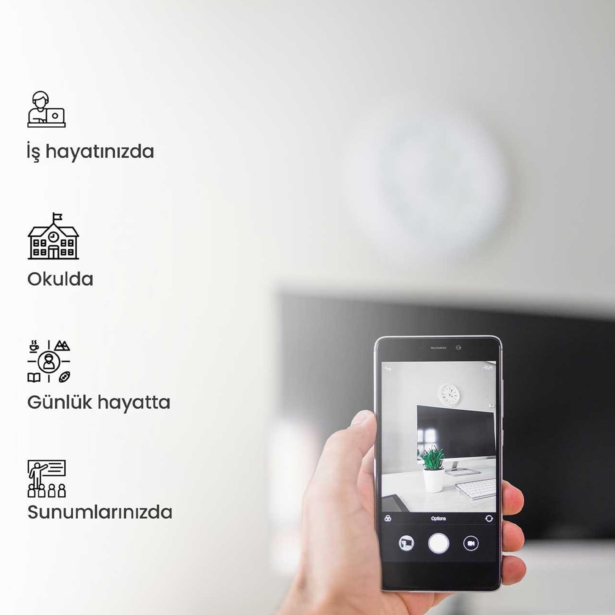 NPO FA02 1080P FullHD,130° Geniş Açılı Lens,PIR Sensör,Su geçirmez,Çift Yönlü Ses,Cloud APP IP Kamera