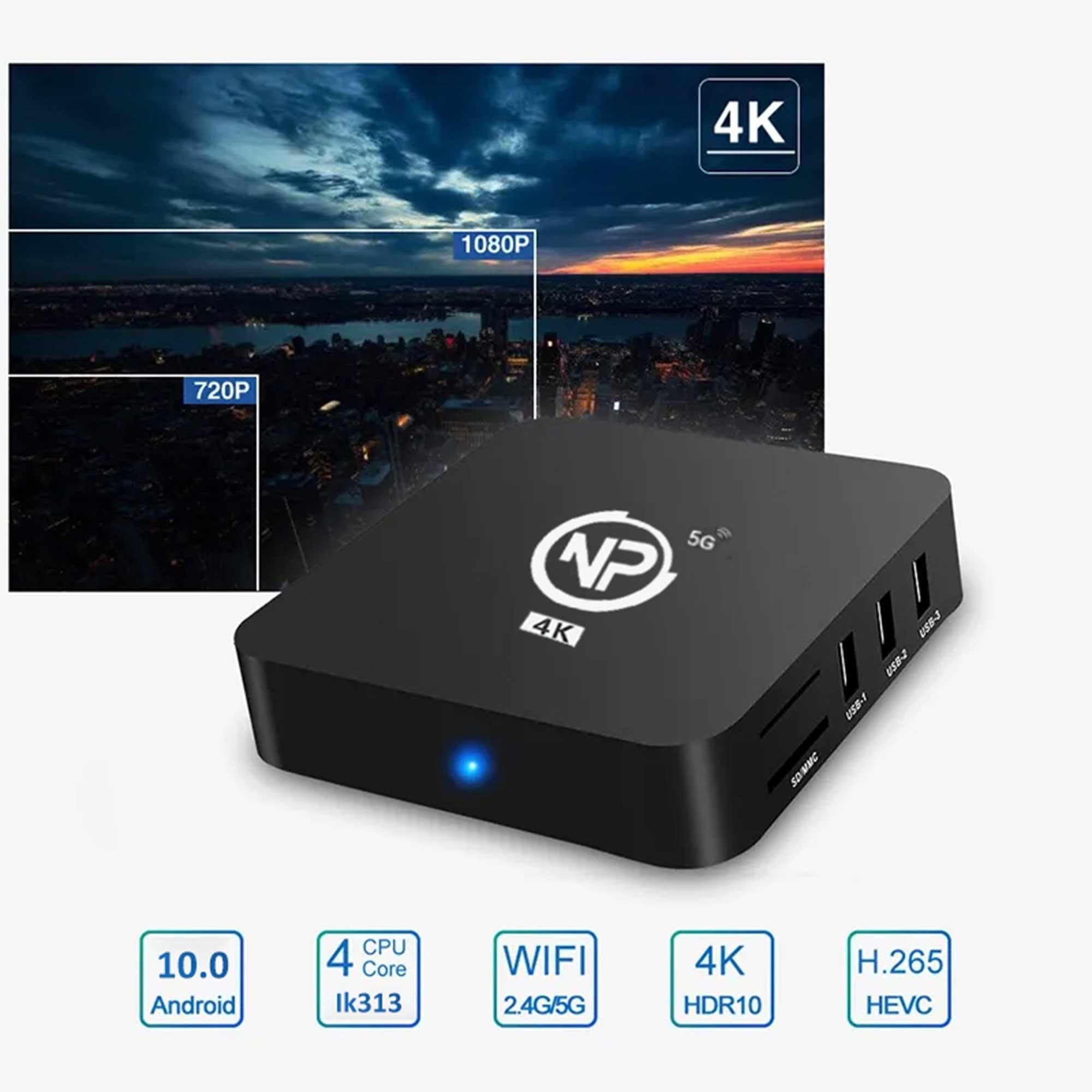 NPO MXQPro 2GB Ram 16GB Dahili Hafıza 4K Ultra HD Android TV Box