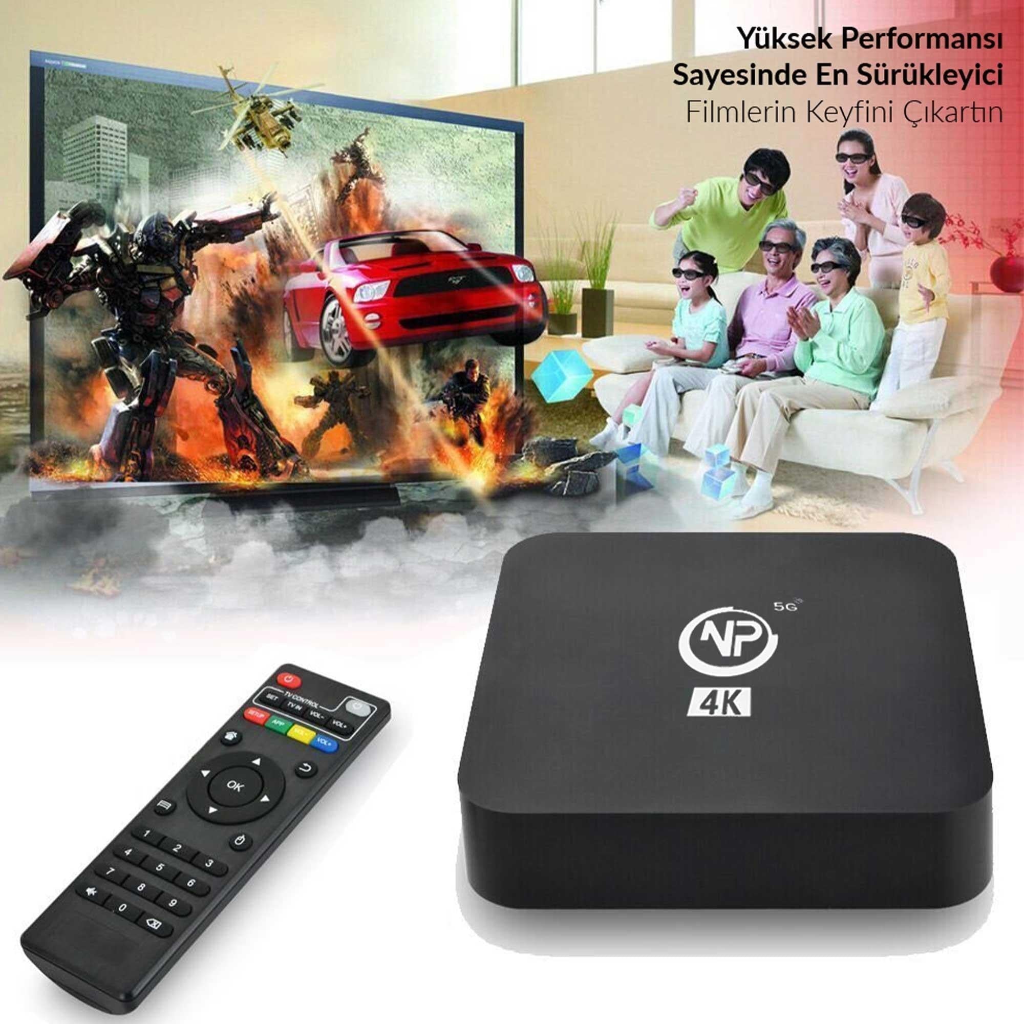 NPO MXQPro 2GB Ram 16GB Dahili Hafıza 4K Ultra HD Android TV Box