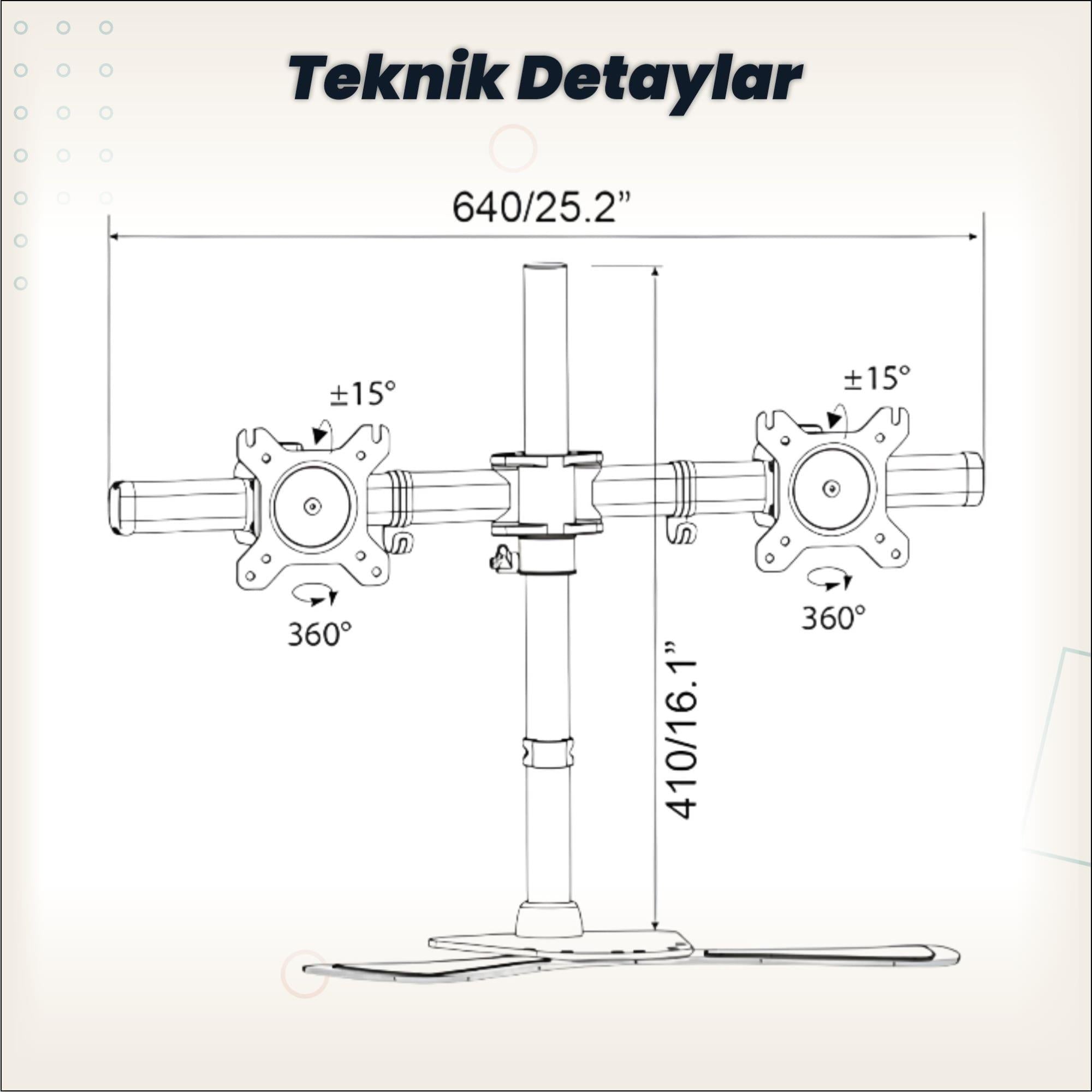 NPO STD320S Çift Kol 15