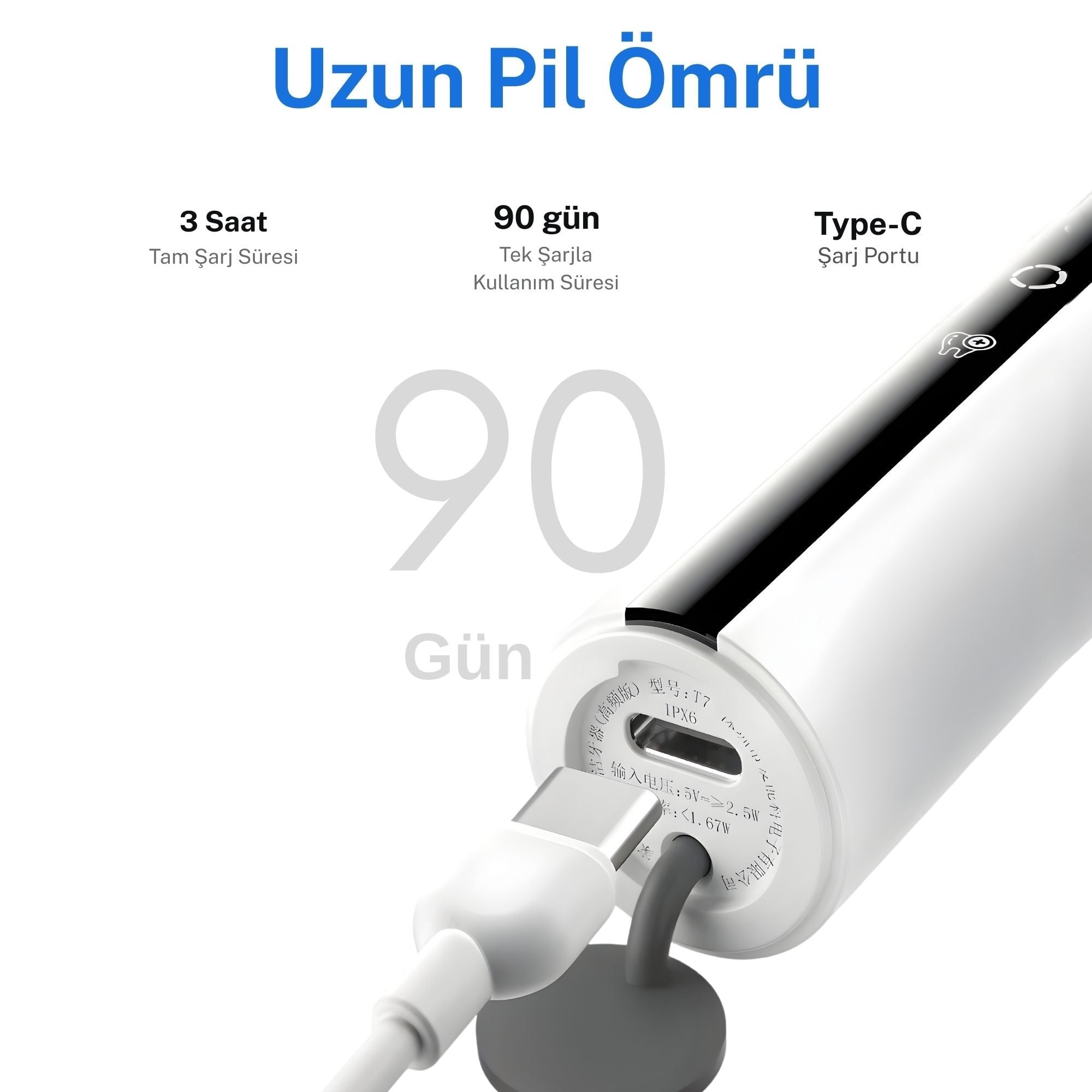 NPO T7 Smart 5 Modlu Ultrasonic Diş Beyazlatma Tartar Plak Diş Taşı Temizleme Cihazı