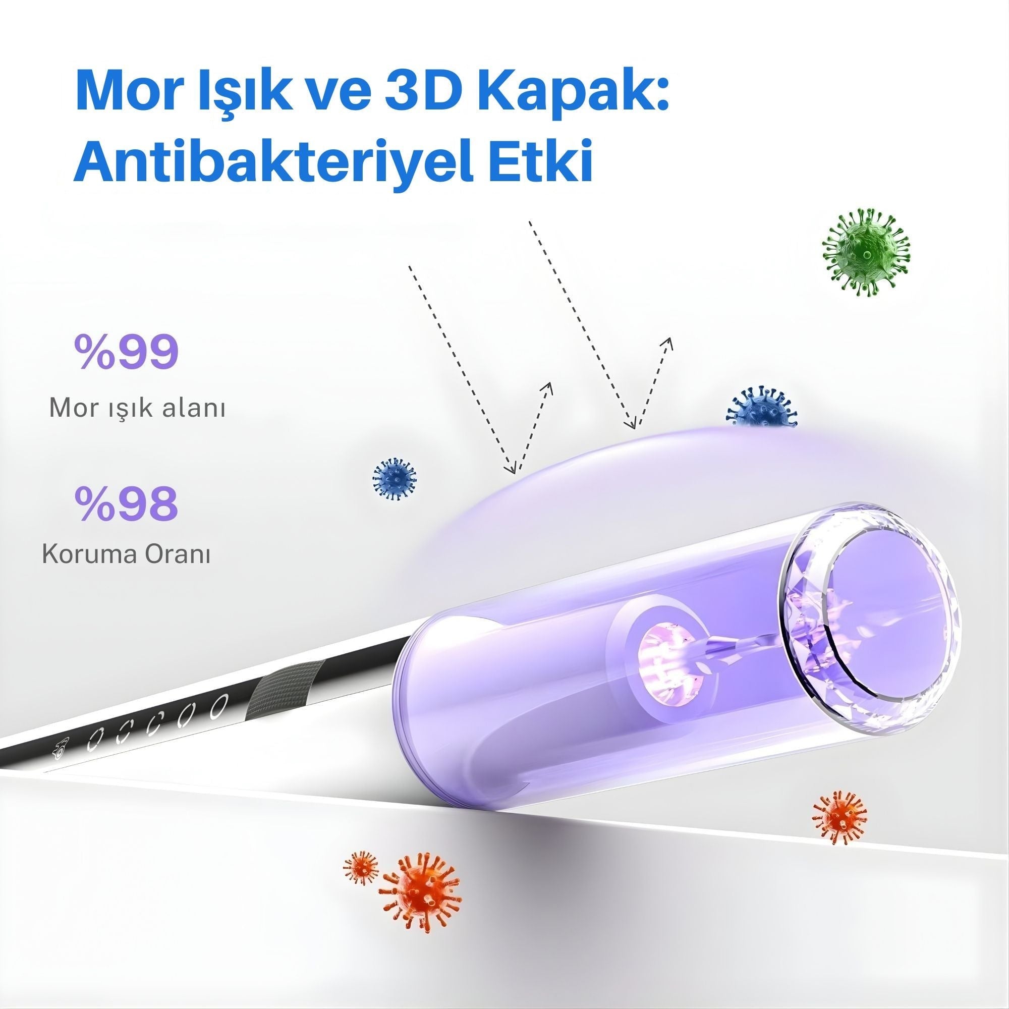 NPO T7 Smart 5 Modlu Ultrasonic Diş Beyazlatma Tartar Plak Diş Taşı Temizleme Cihazı