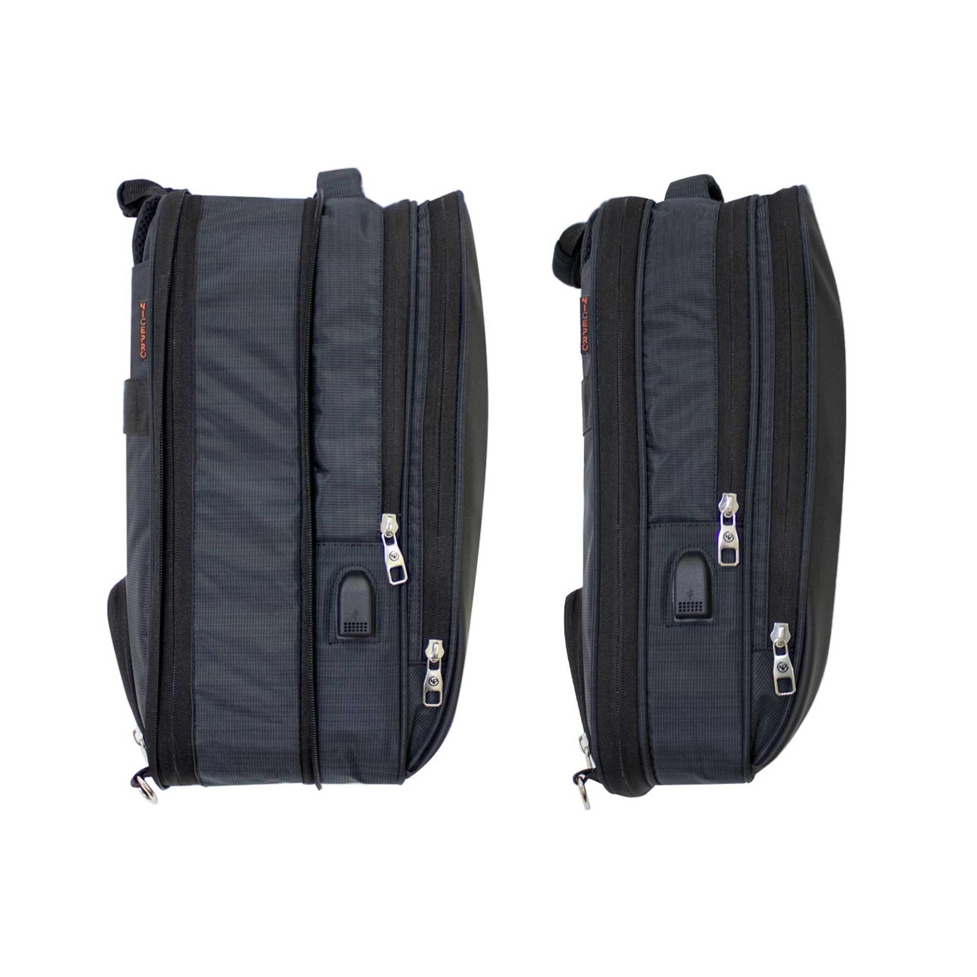 NPO TRV01 Travela Genişleyebilir 40lt Notebook ve Seyahat Sırt Çantası 16