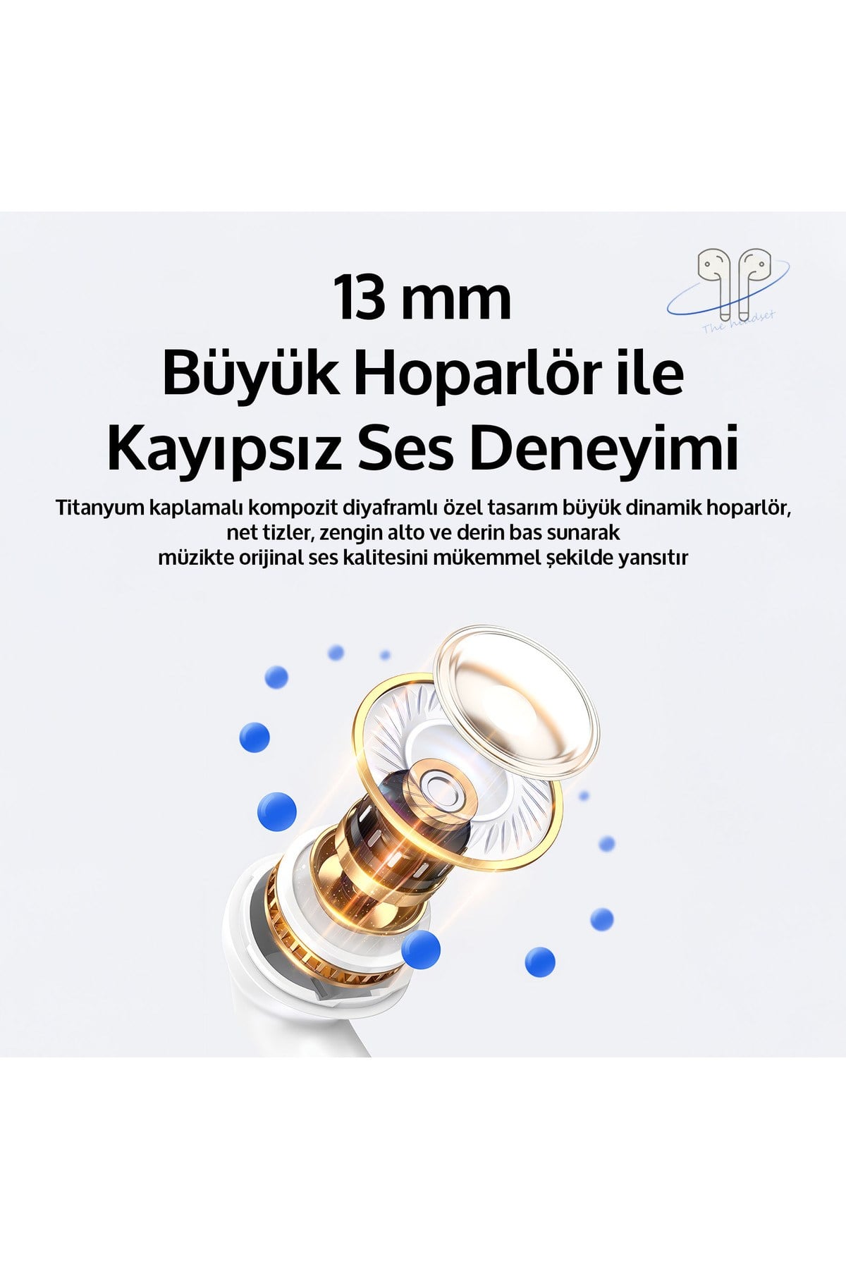 NX10 Çift Mikrofonlu BT5.2 TWS Bluetooth Kulaklık